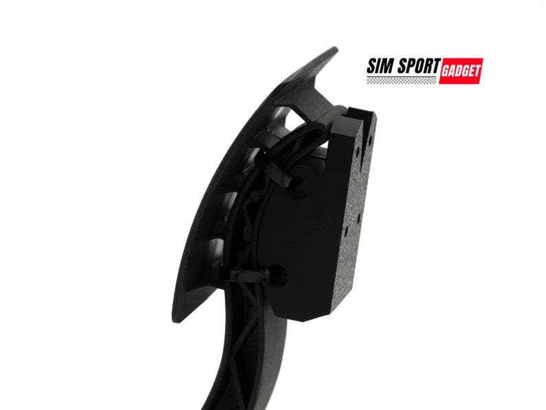 Simagic P-HPR Pedal Mount by SimSportGadget, adjustable pedal mod with sturdy metal construction and mounting brackets.