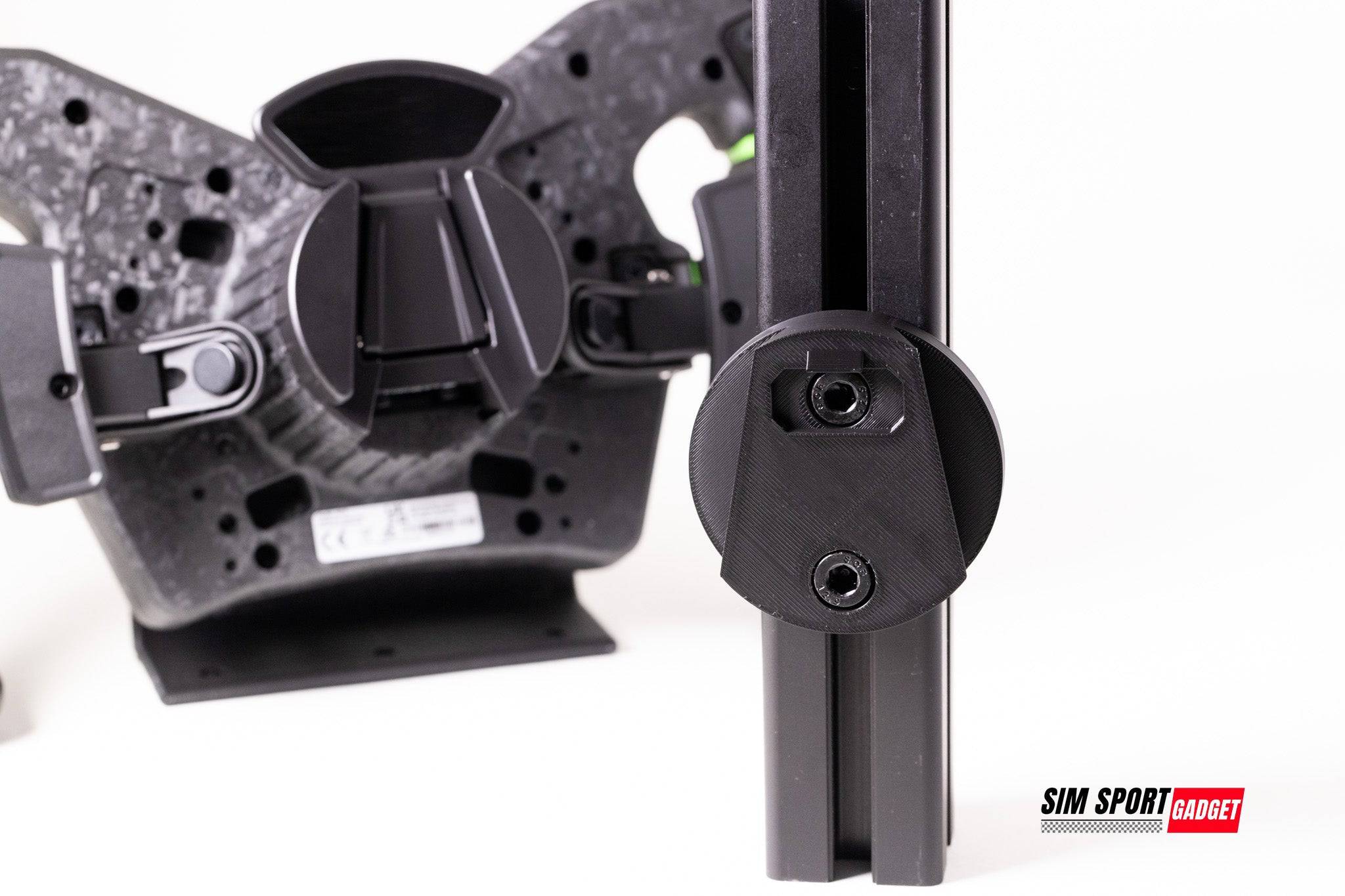 SimSportGadget wheel mount profile for Asetek quick release, designed for secure attachment and easy installation.