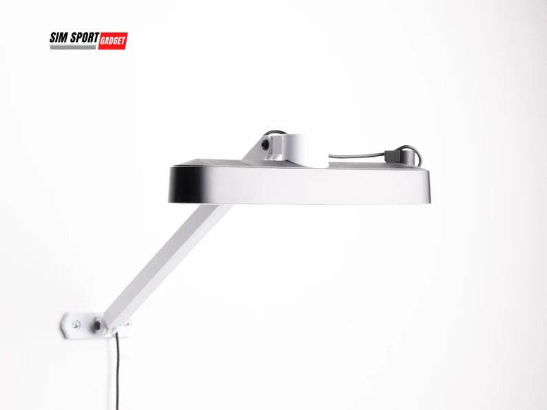SimSportGadget Hue Play Bar Light wall mount with extended arm, designed for easy installation and secure support of smart lighting.