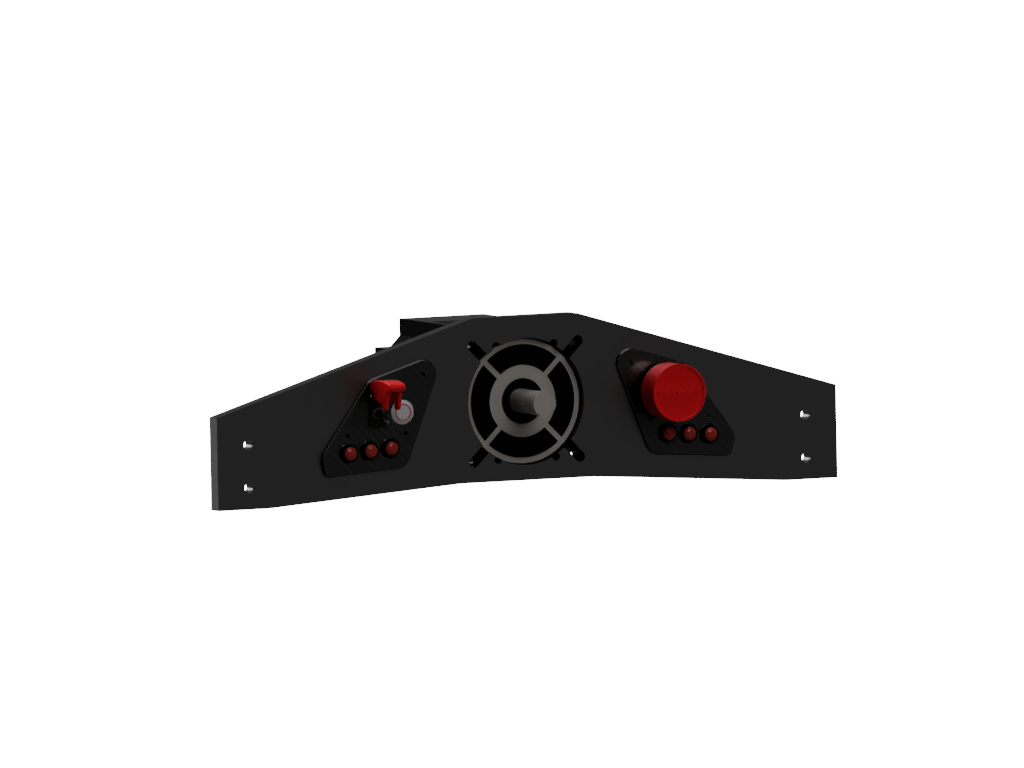 Apex Sim Racing SimLab P1-X Dash Board Pods button box with multiple control buttons and switches for racing simulator setup.