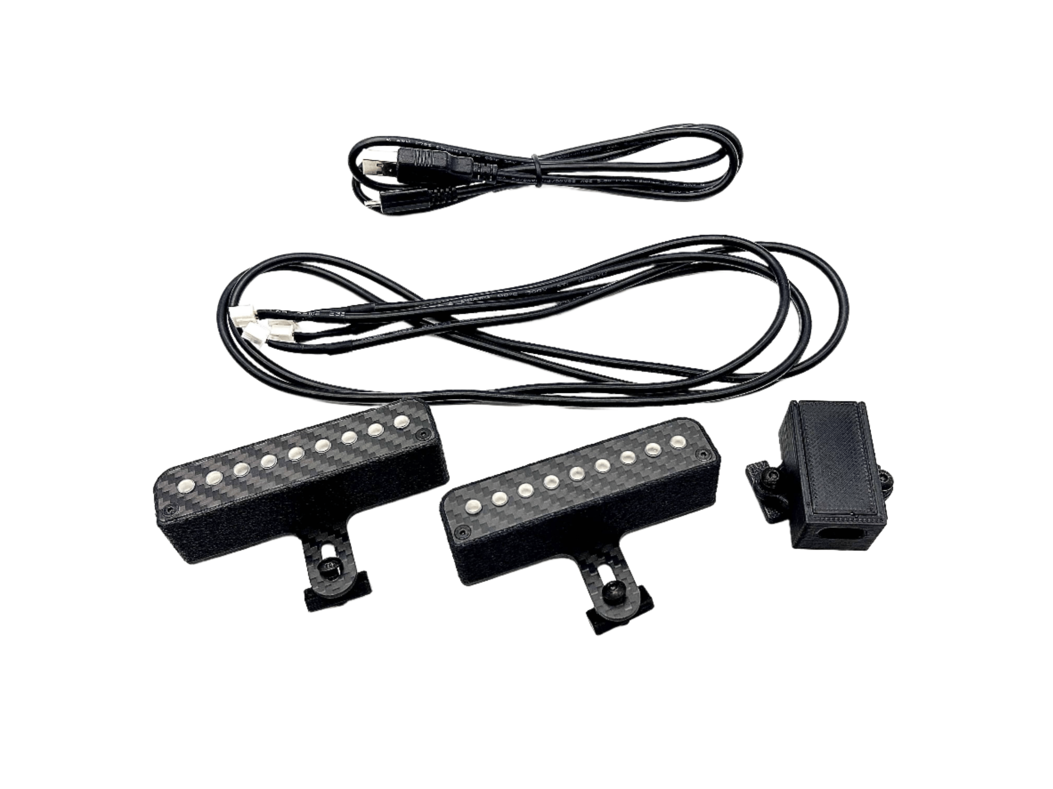 Apex Sim Racing standalone LED eyebrows button box with illuminated buttons for immersive gaming control.