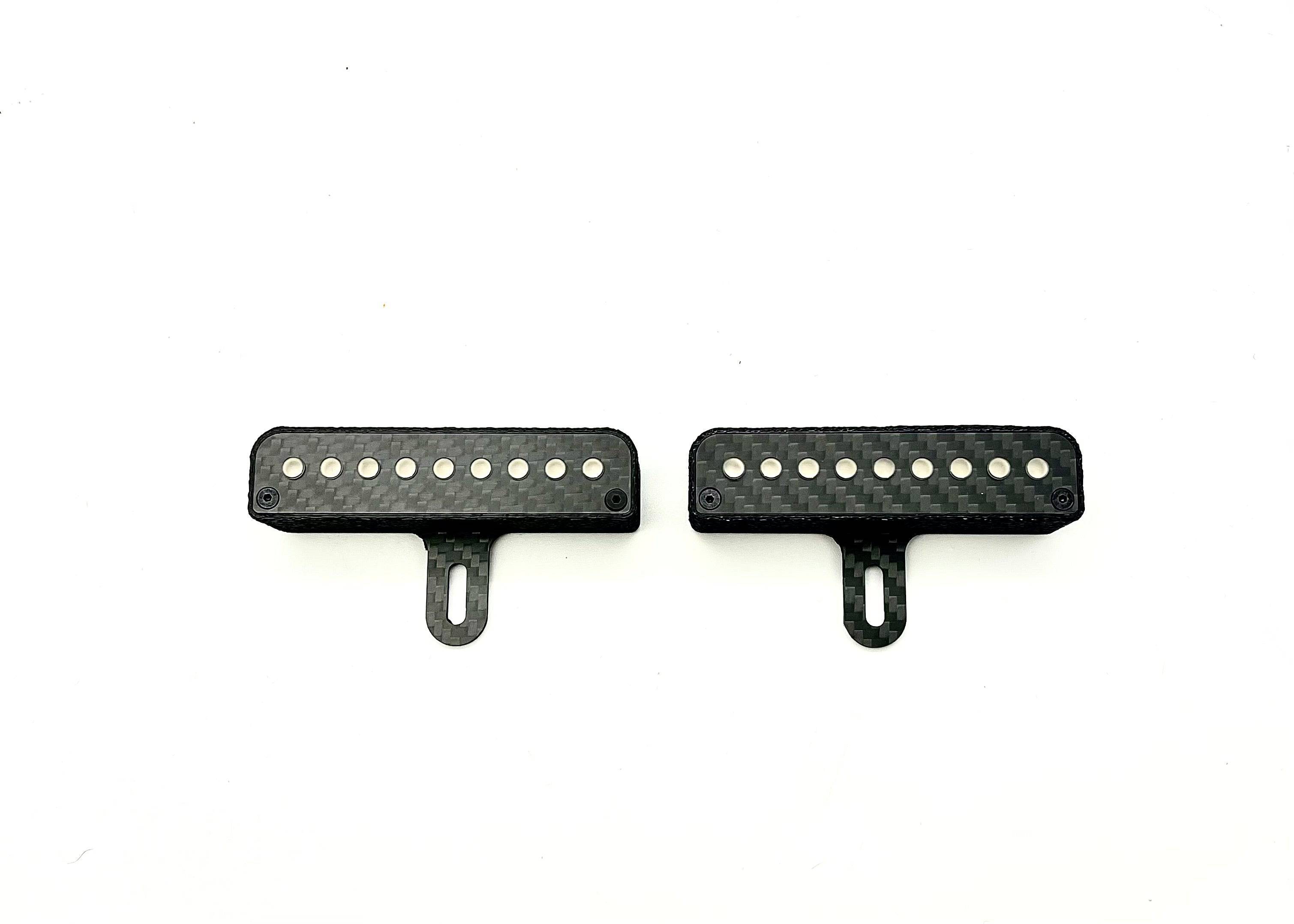 Apex Sim Racing standalone LED eyebrows button box with illuminated controls for gaming setup, showing buttons and LED indicators.