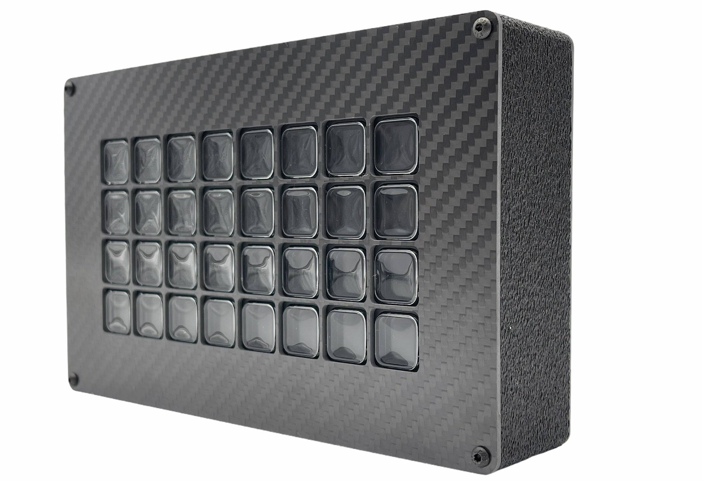 Apex Sim Racing Stream Deck XL Mount button box holder for easy access and organization of streaming controls.