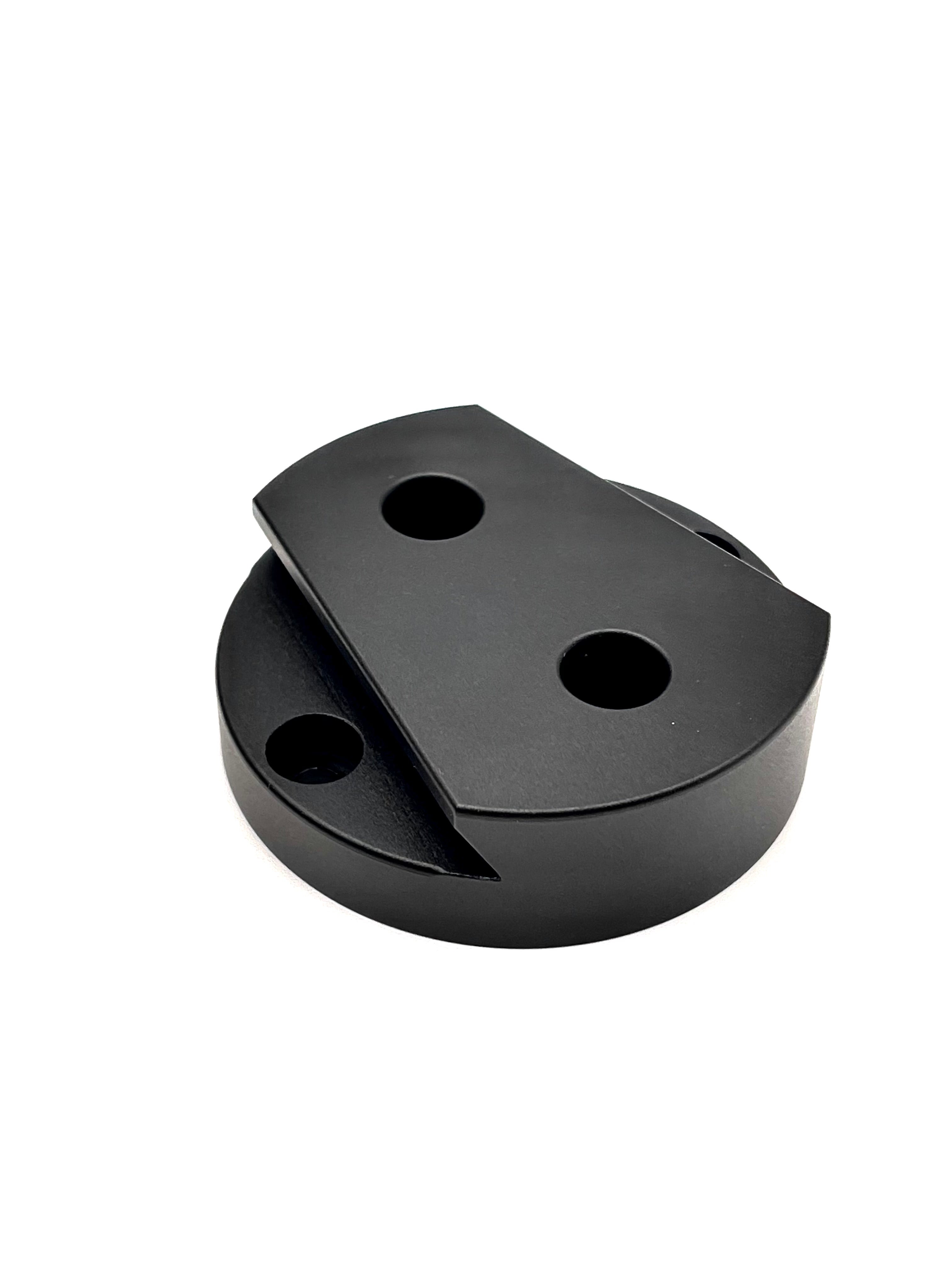 Apex Sim Racing Simucube 2 steering wheel wall mount accessory for secure, space-saving installation of racing wheel setups.