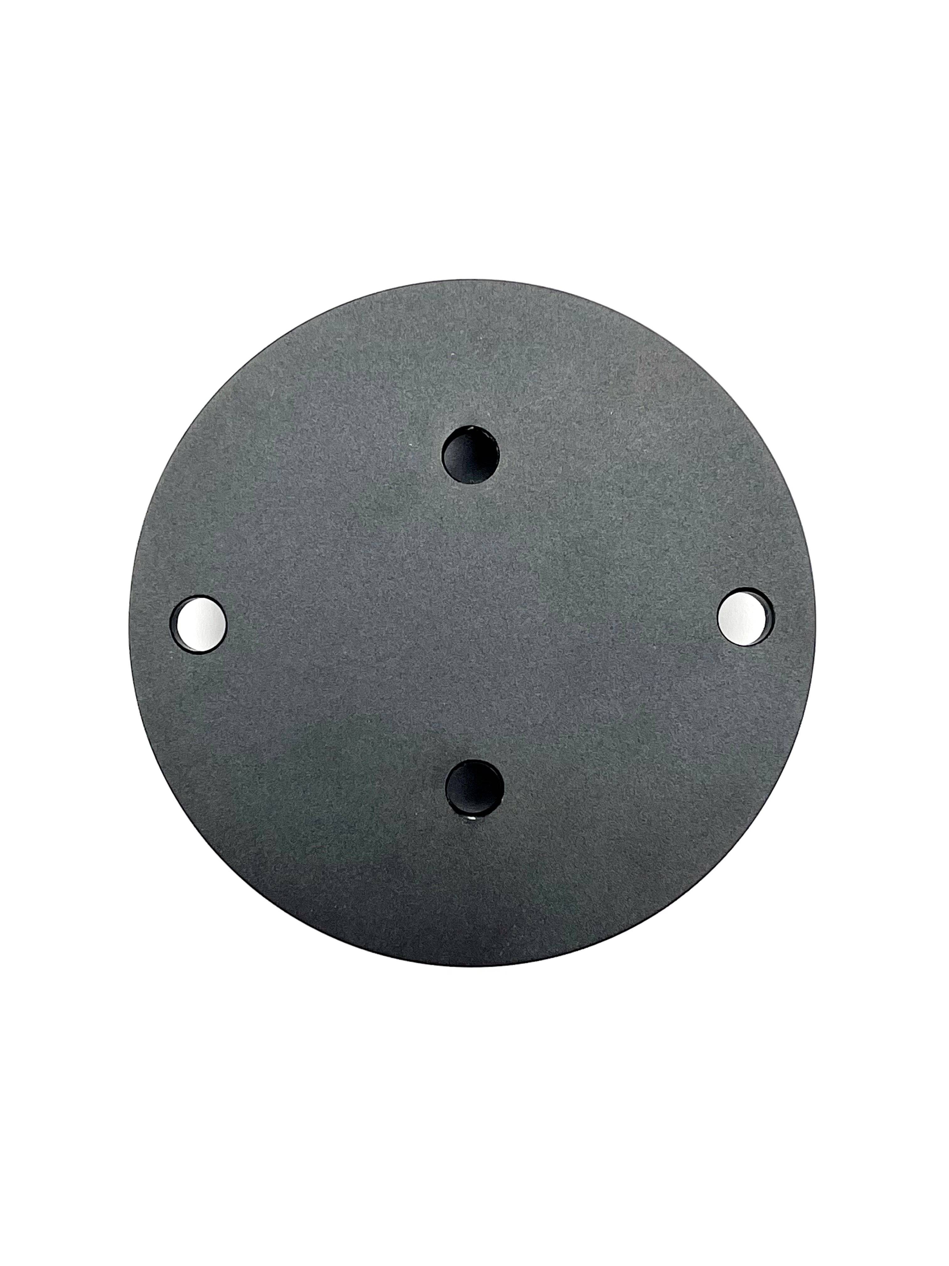 Apex Sim Racing Simucube 2 steering wheel wall mount accessory mounted on a wall, designed for secure and space-saving setup.