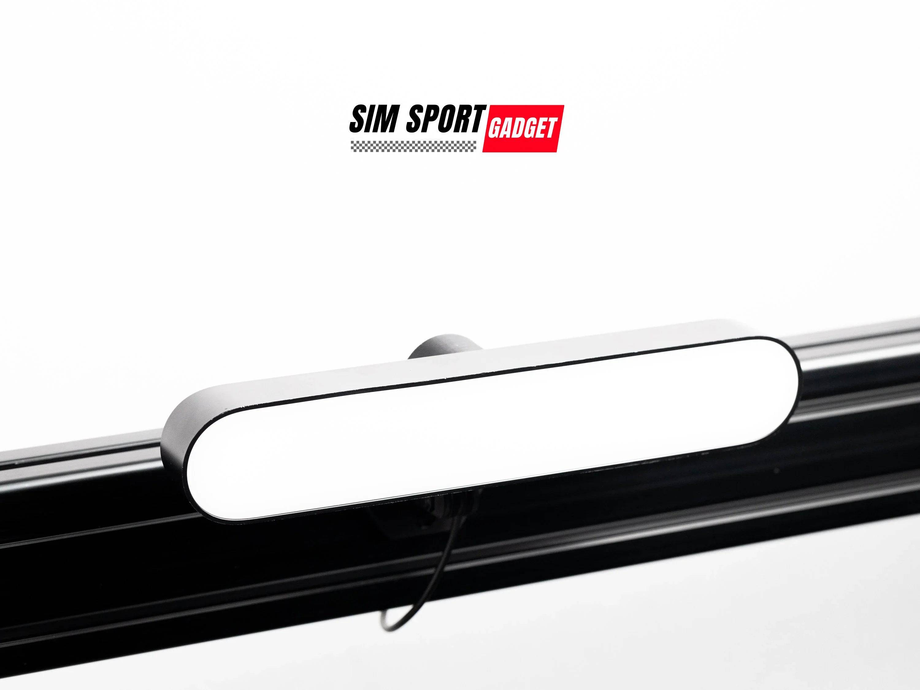 SimSportGadget Hue Play Bar ambient low profile mount for sim racing flight rig, designed as a sleek accessories mount.