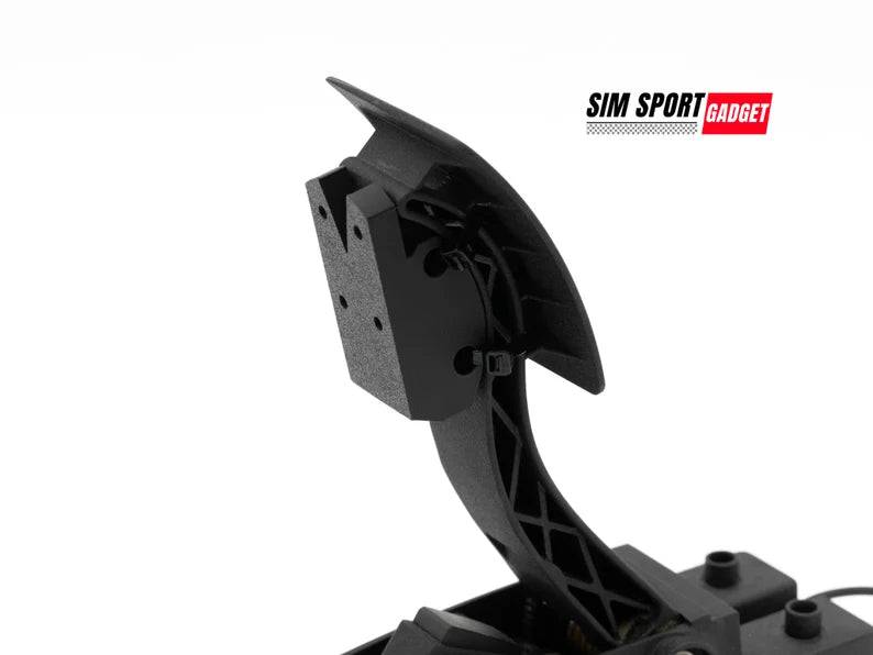 Simagic P-HPR Pedal Mount by SimSportGadget, a sturdy pedal mod with mounting hardware for racing simulator pedals.