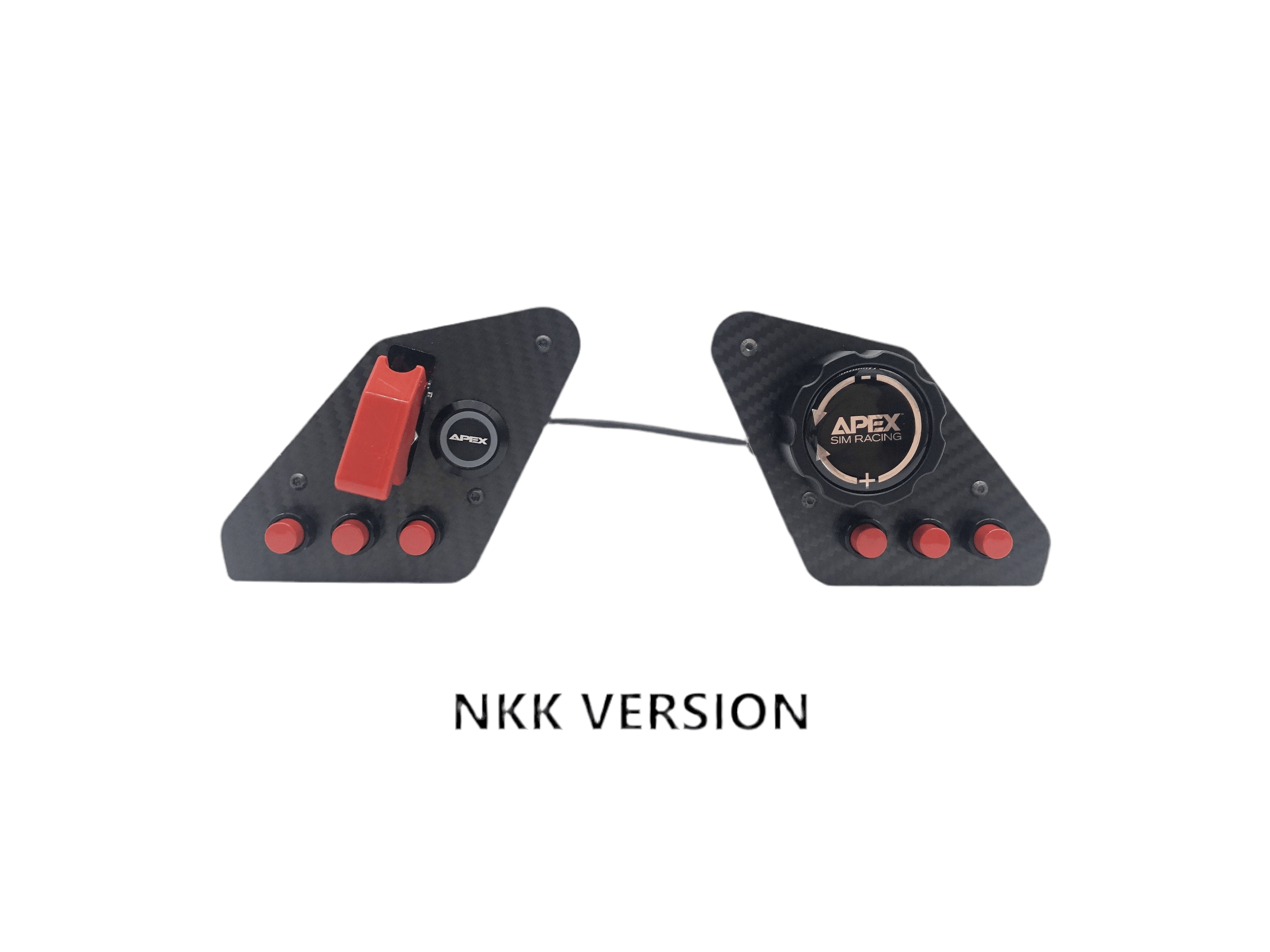 Apex Sim Racing SimLab P1-X Dash Board Pods button box with multiple control buttons and switches for racing simulation setups.