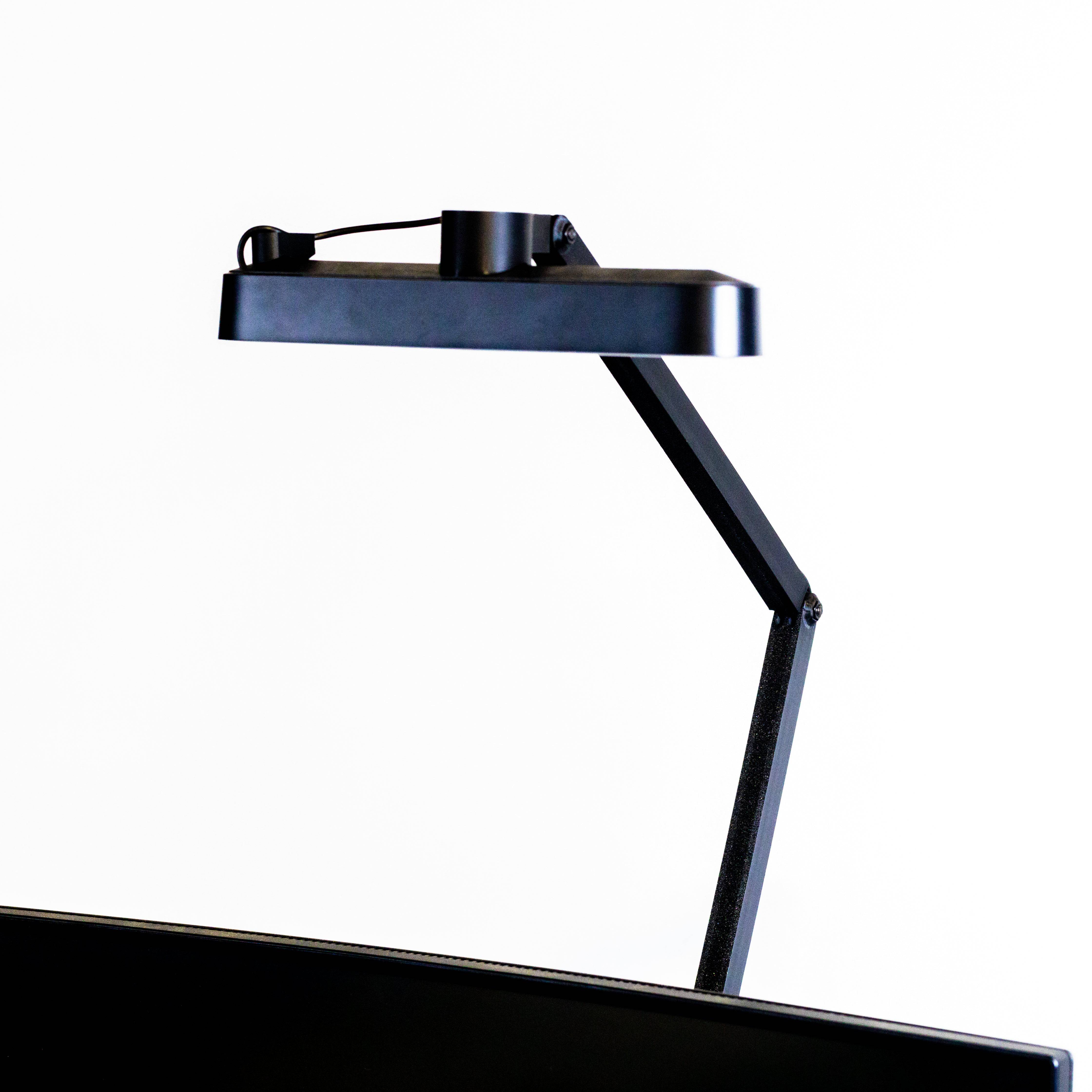 SimSportGadget Hue Play Bar Light Mount showing a sleek black bracket designed for easy installation of Hue Play lights.
