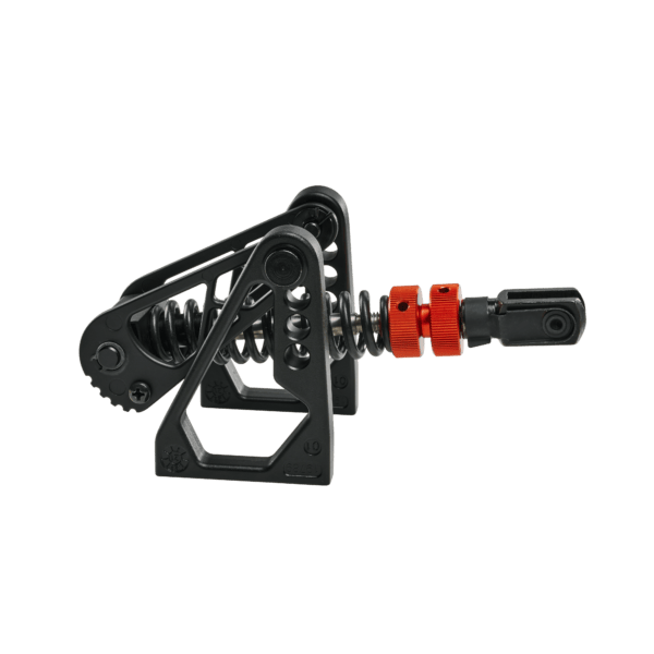 Asetek SimSports Initium Clutch Upgrade Kit for pedals, showing side view with detailed components and branding.