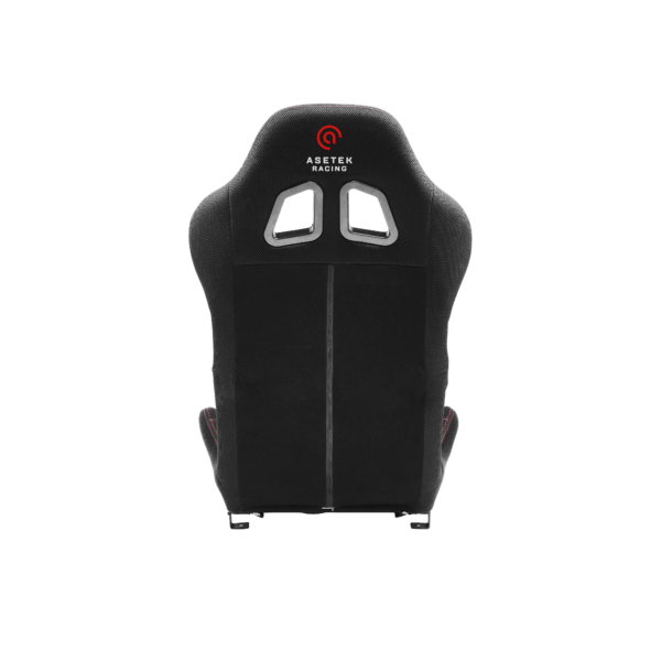 Aestek SimSports Initium Compact Race Seat with black ergonomic racing seat and back support for sim racing and gaming.