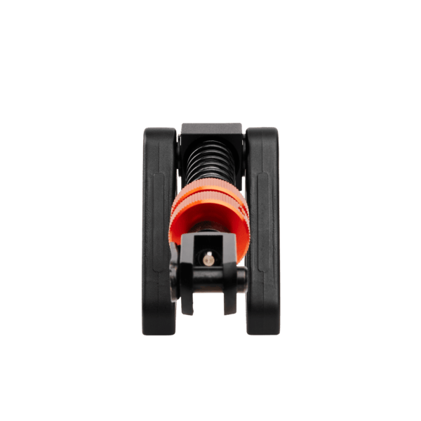 Asetek SimSports Initium Throttle Upgrade Kit pedals with detailed front view, featuring ergonomic design and upgrade components.