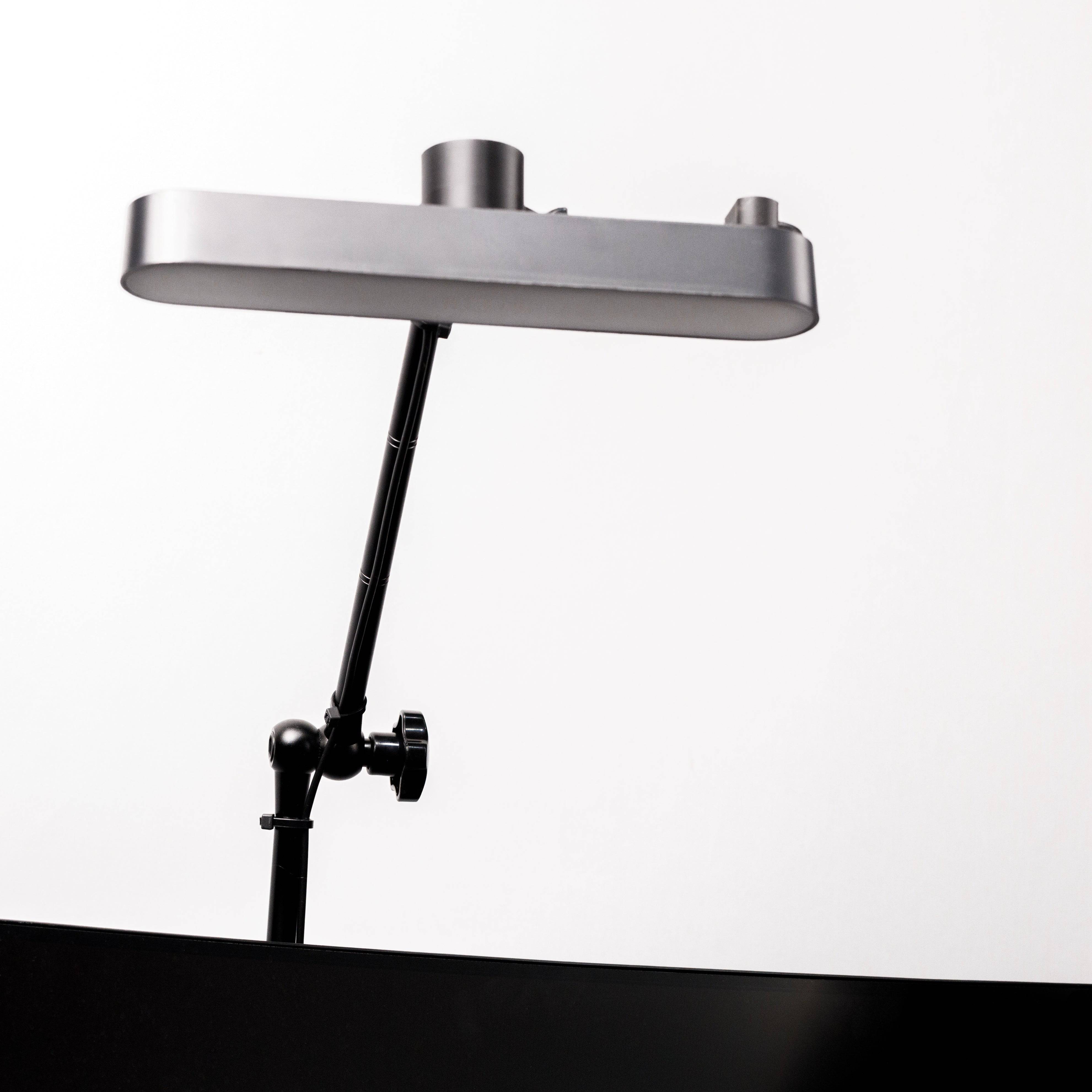 SimSportGadget Hue Play Bar 24-inch aluminum metal mount for sim rig, sturdy light mount for gaming setup and accessories.