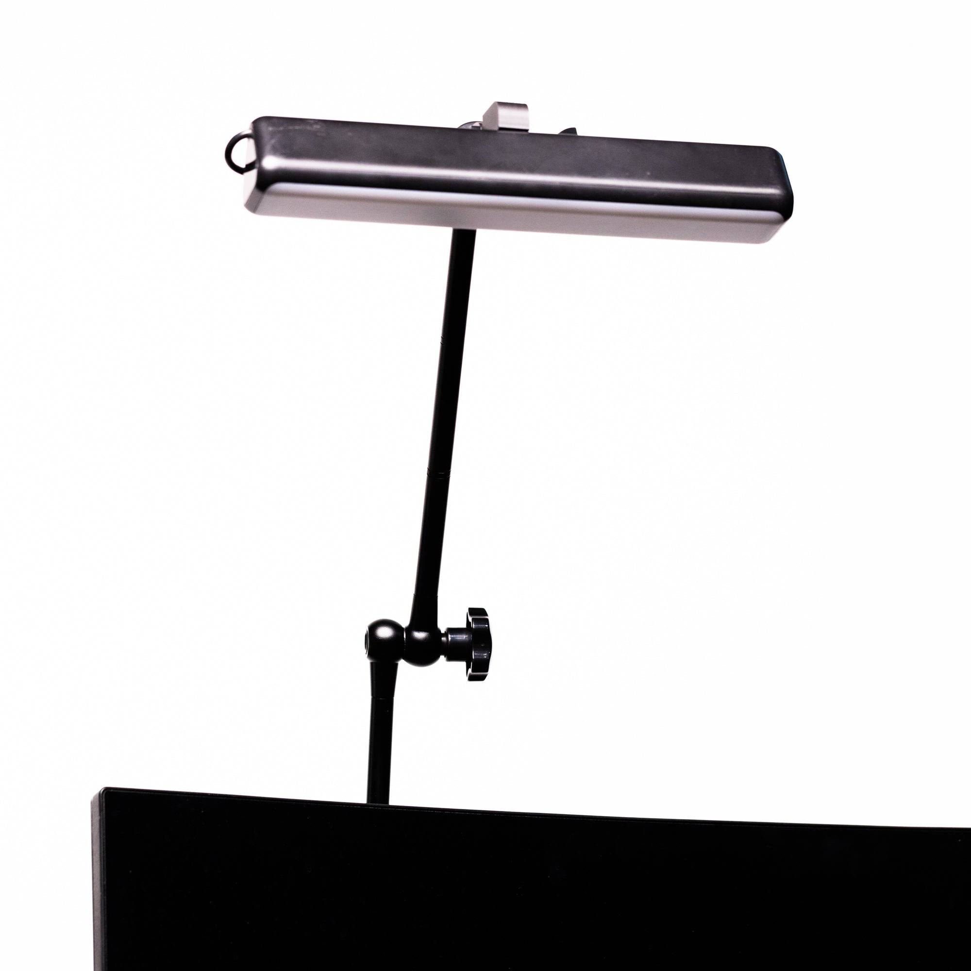 SimSportGadget 24-inch aluminum premium mount for Govee light bar, sturdy metal arm for secure installation.