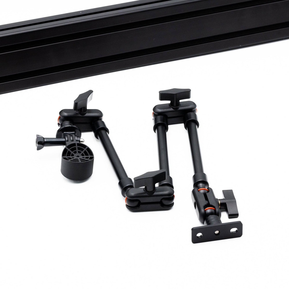 SimSportGadget Hue Play Bar 32-inch premium aluminum metal mount bracket for accessories, shown without logo.