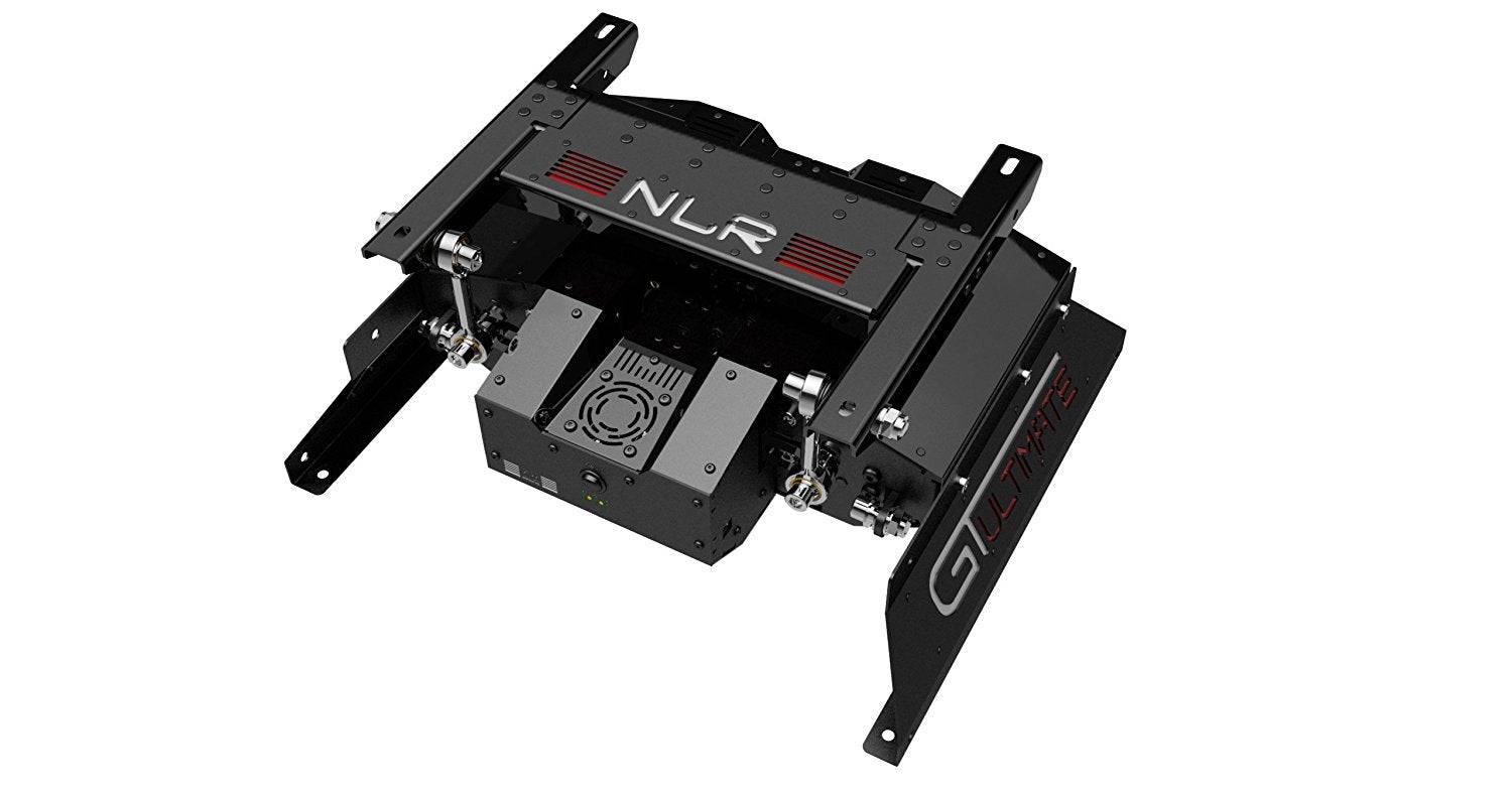 Next Level Racing Motion Platform V3 for haptics and motion simulation, featuring adjustable components and sturdy build.