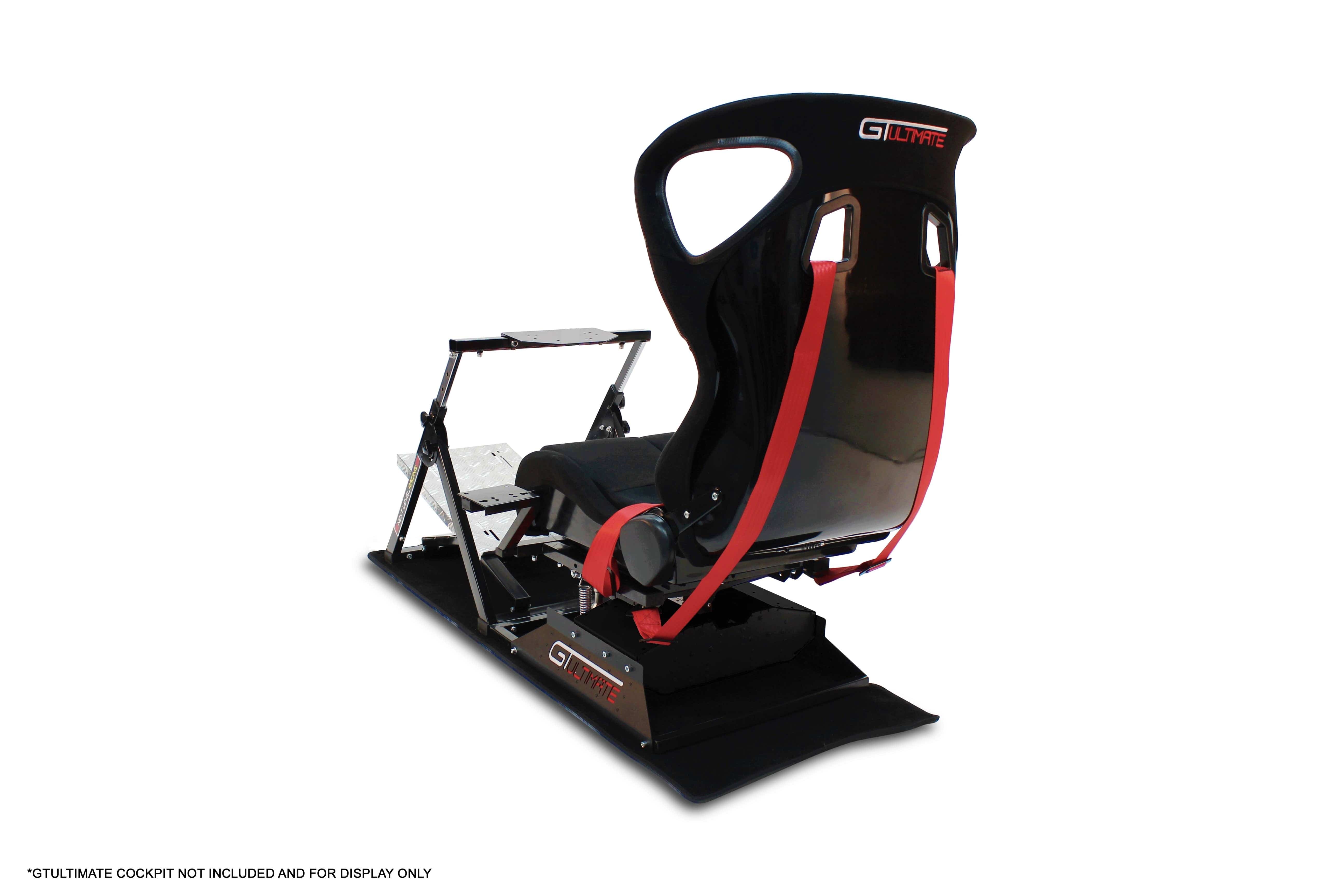 Next Level Racing Motion Platform V3 Haptics-Motion System with adjustable frame and control panel, designed for immersive racing experiences.