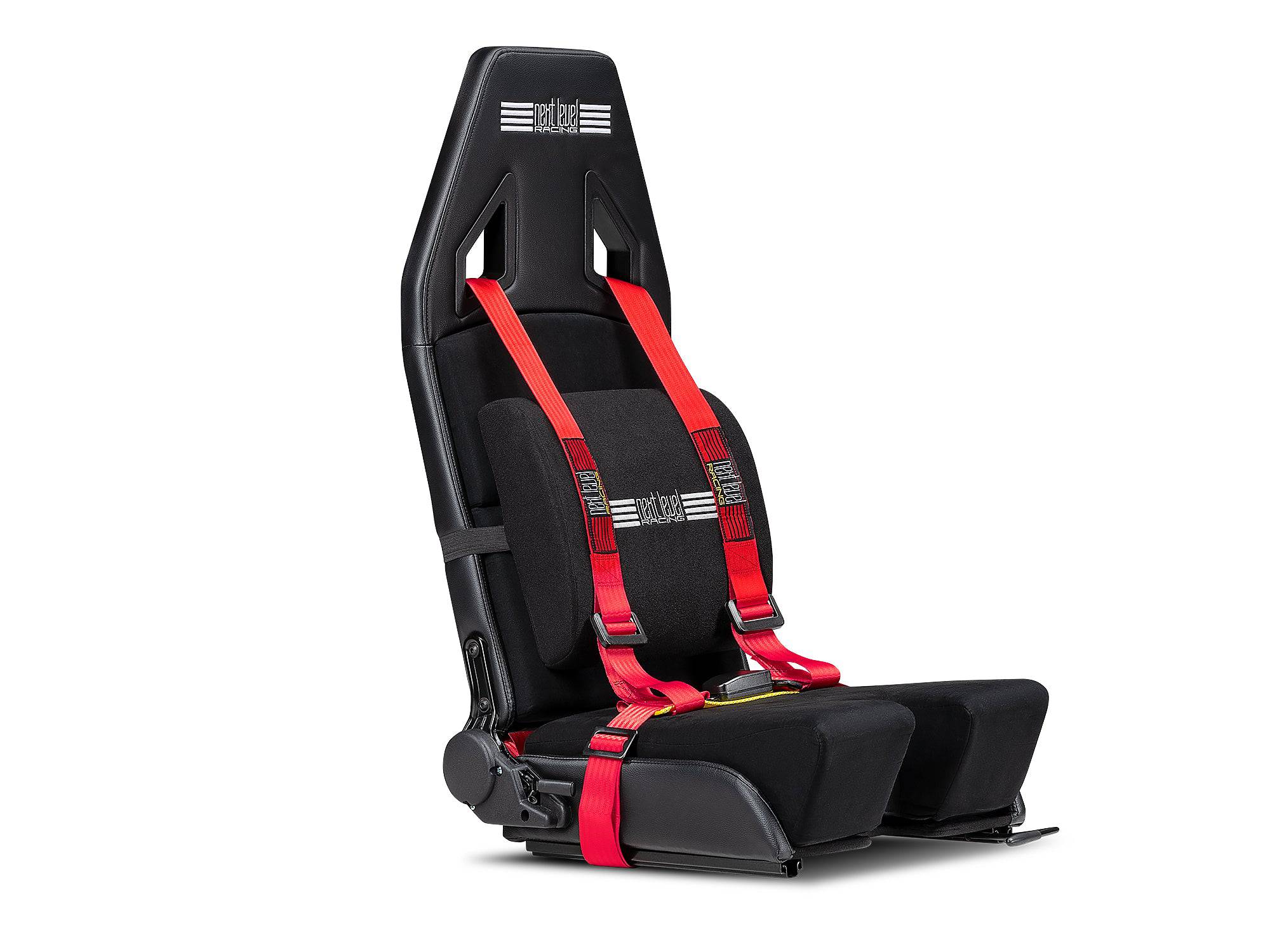 Next Level Racing Flight Simulator Seat Only in black, featuring ergonomic design and adjustable features for realistic flight simulation.