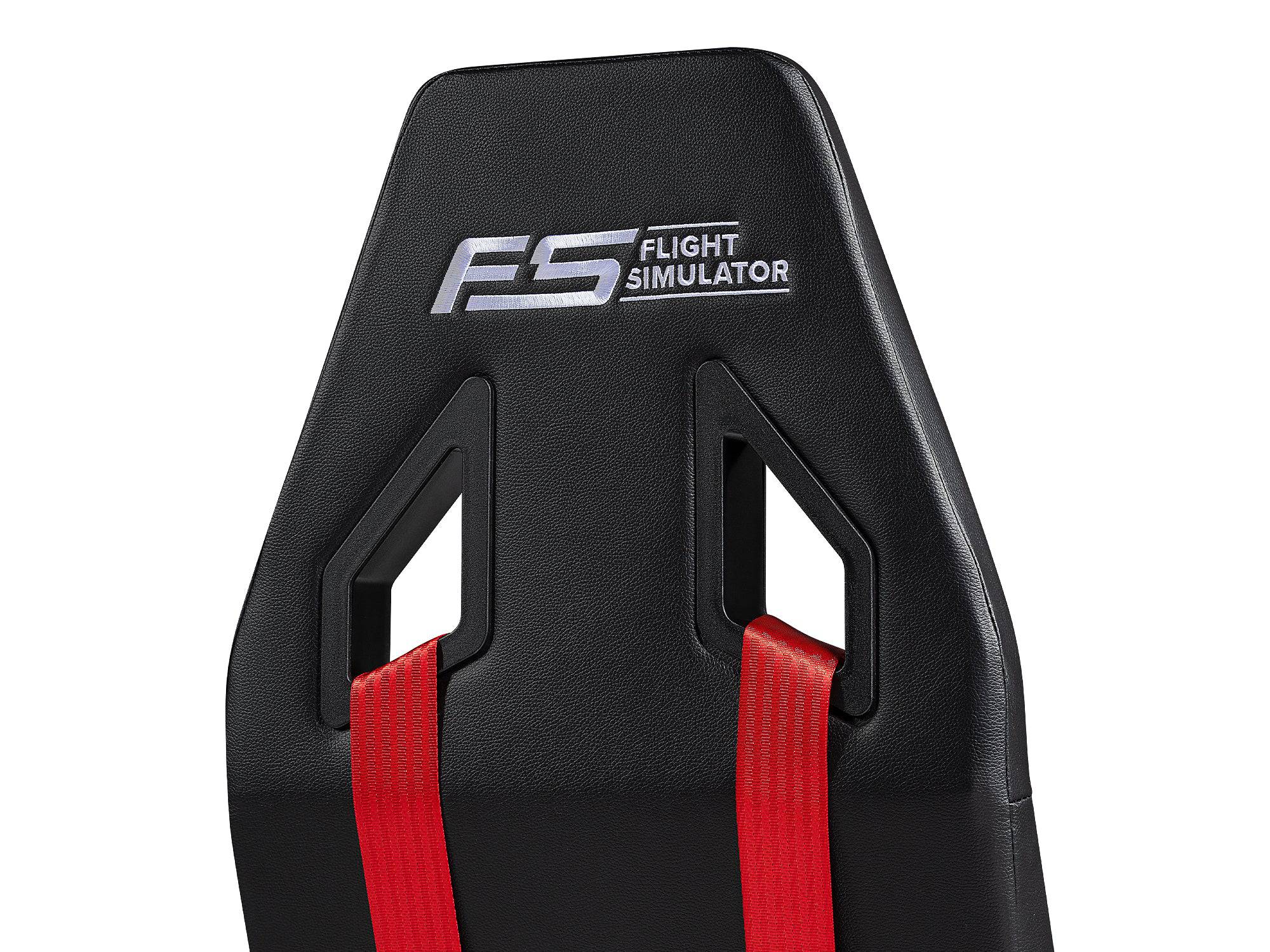 Next Level Racing flight simulator seat only, ergonomic racing seat for flight cockpit simulator setup, black with adjustable features.