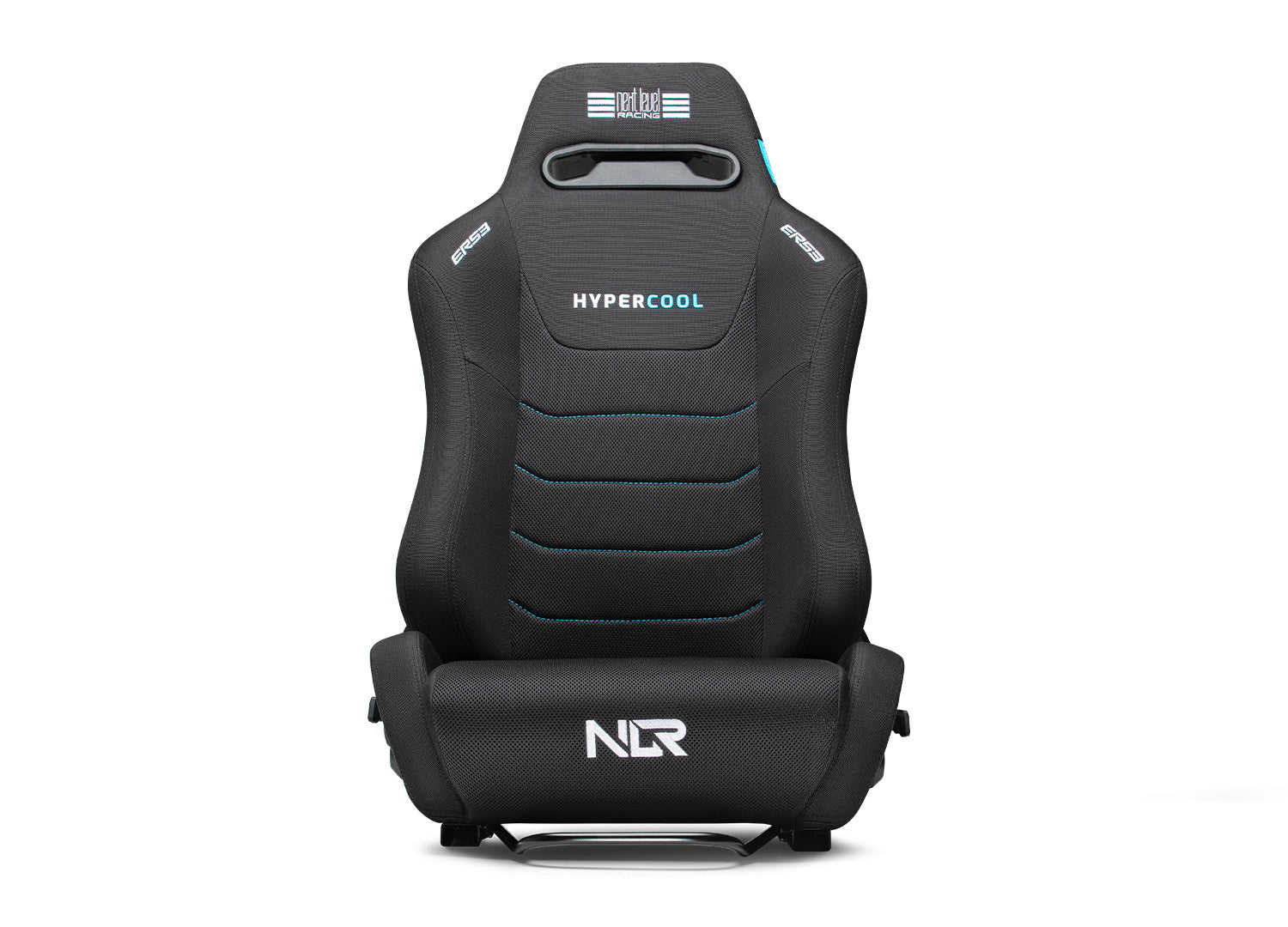 Next Level Racing ERS3 HYPERCOOL ventilated sim racing seat with ergonomic design and cooling features for gaming comfort