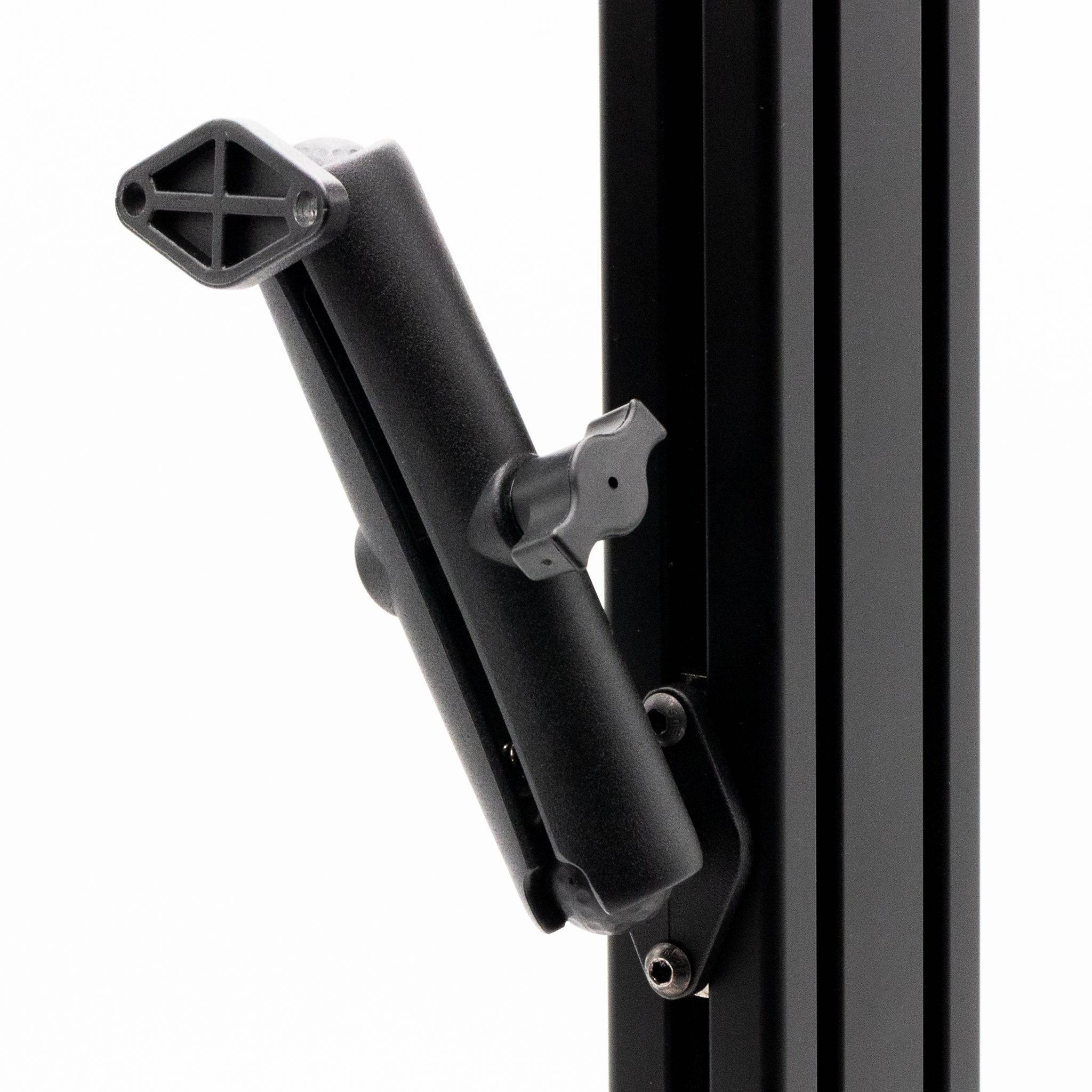 SimSportGadget SSG Premium Stream Deck arm with adjustable mounting bracket for secure placement and easy access.