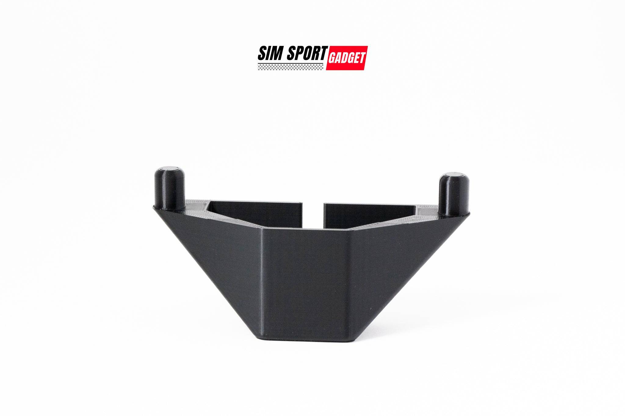 SimSportGadget Fanatec CSL DD back cable protector mounted on accessories mount for secure cable management.