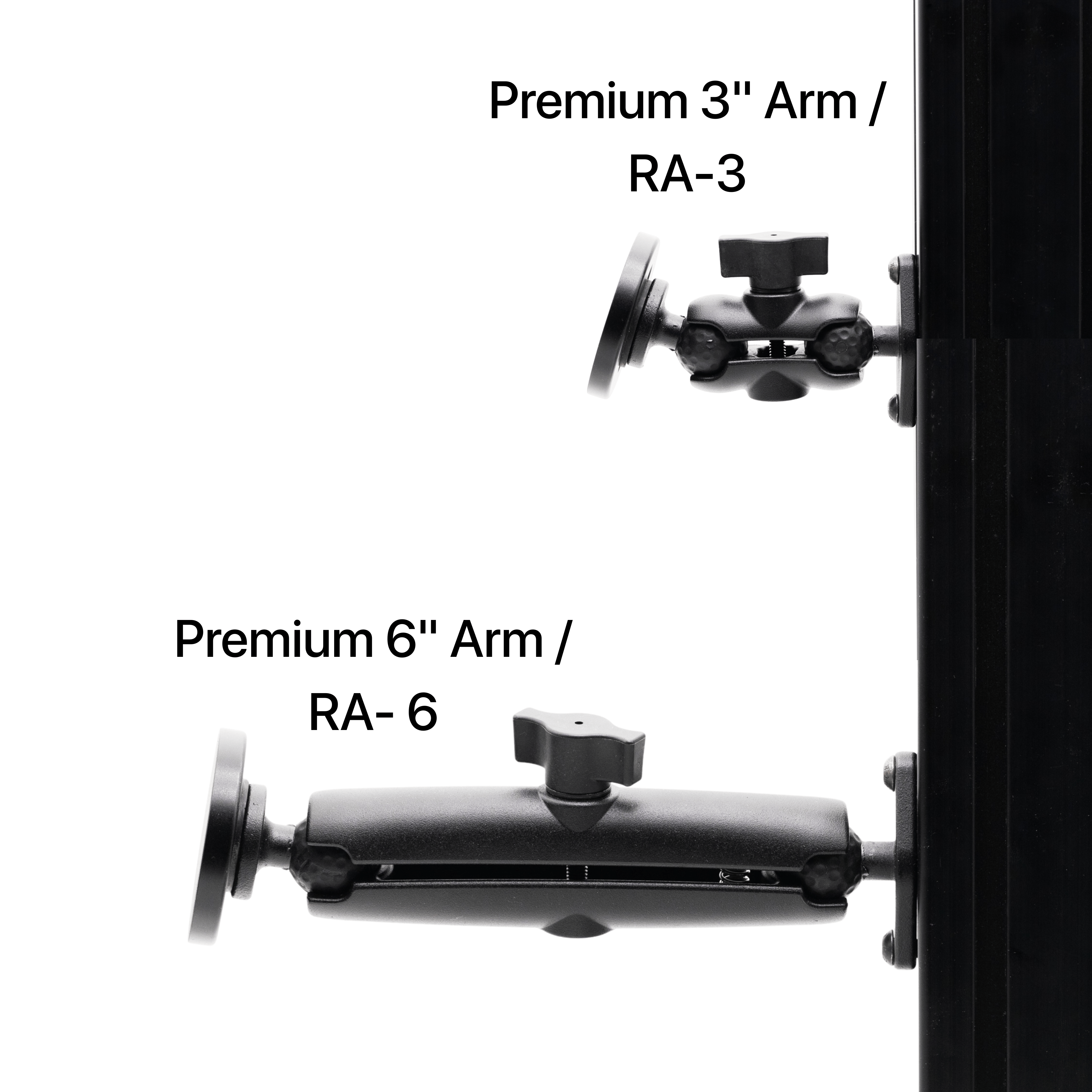 SimSportGadget Magnet Aluminum Premium Swivel Mount for accessories, featuring a sturdy arm and versatile mounting options.