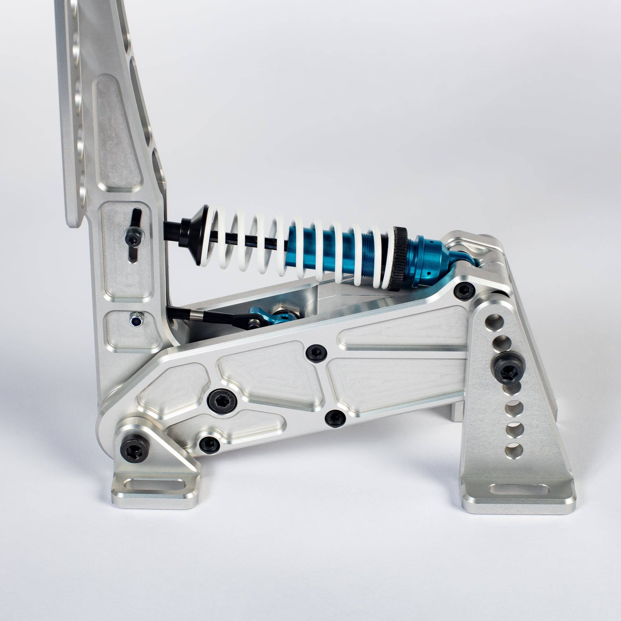 Simtrecs ProPedal GT Mark II bike pedals with metal platform and adjustable straps for enhanced grip and control.