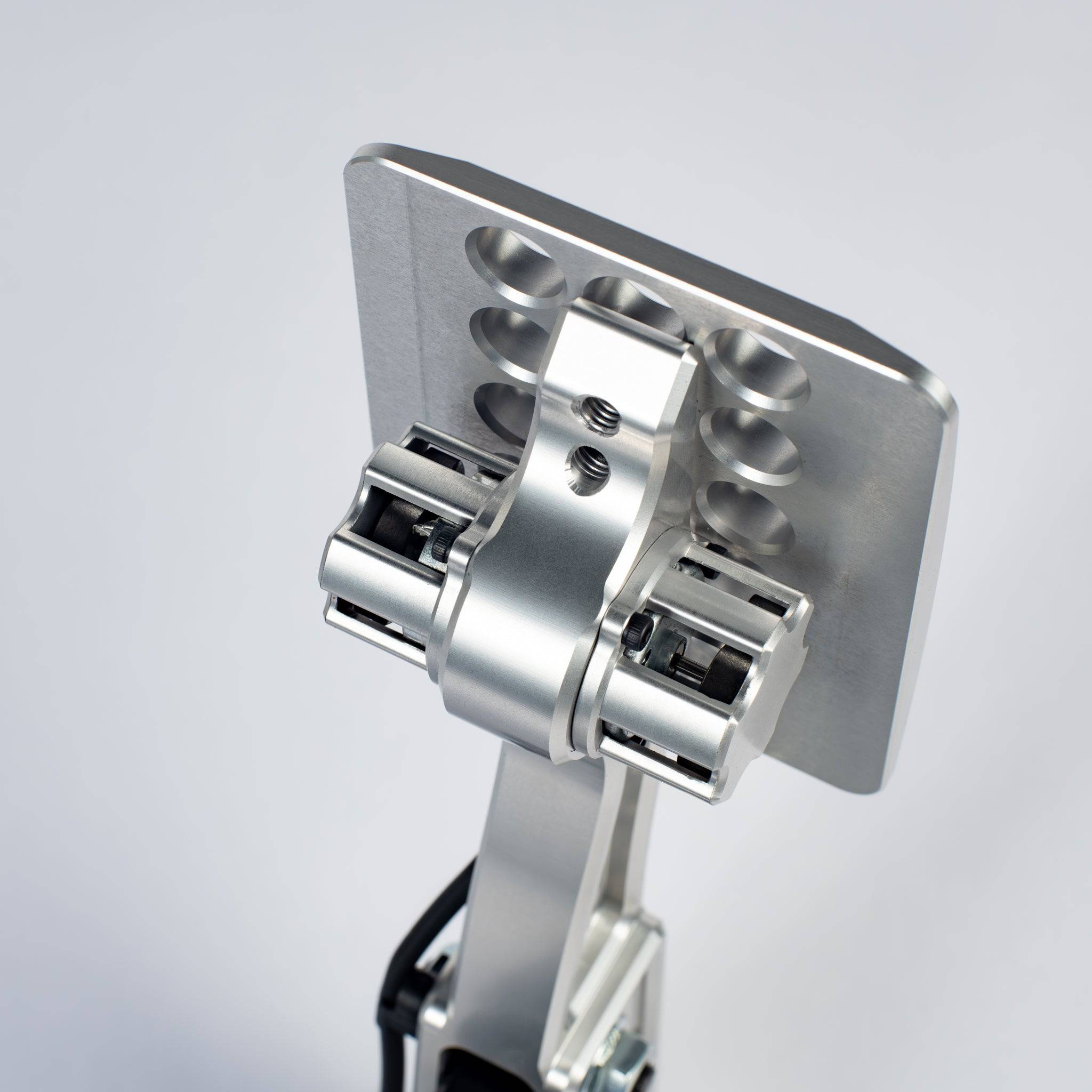 Simtrecs ProPedal GT Mark II bike pedals with black and silver design, featuring textured surfaces for grip and durability.