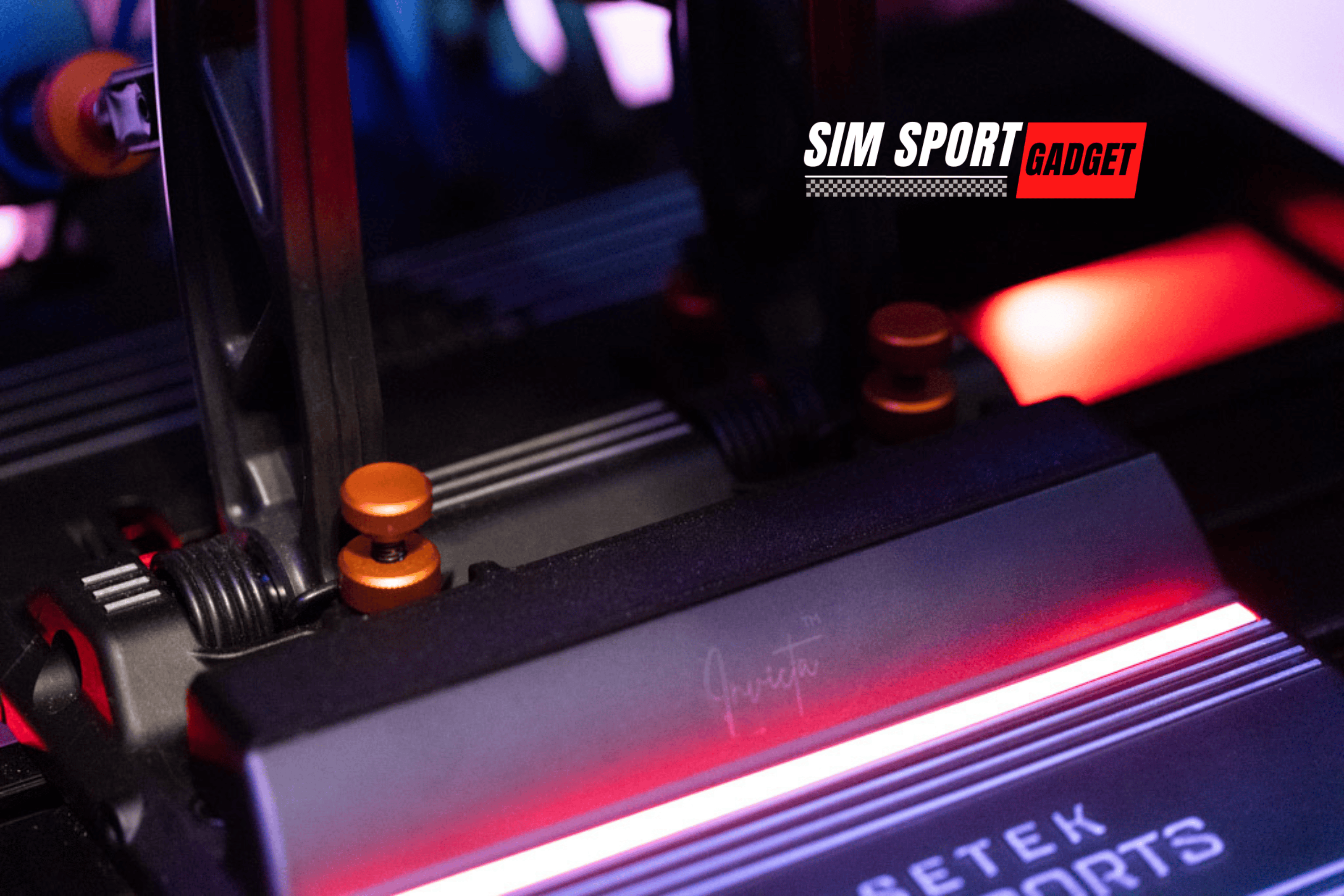 Asetek Invicta Anti-Catch Pedal Mod by SimSportGadget, close-up of the pedal modification for improved cycling simulation performance