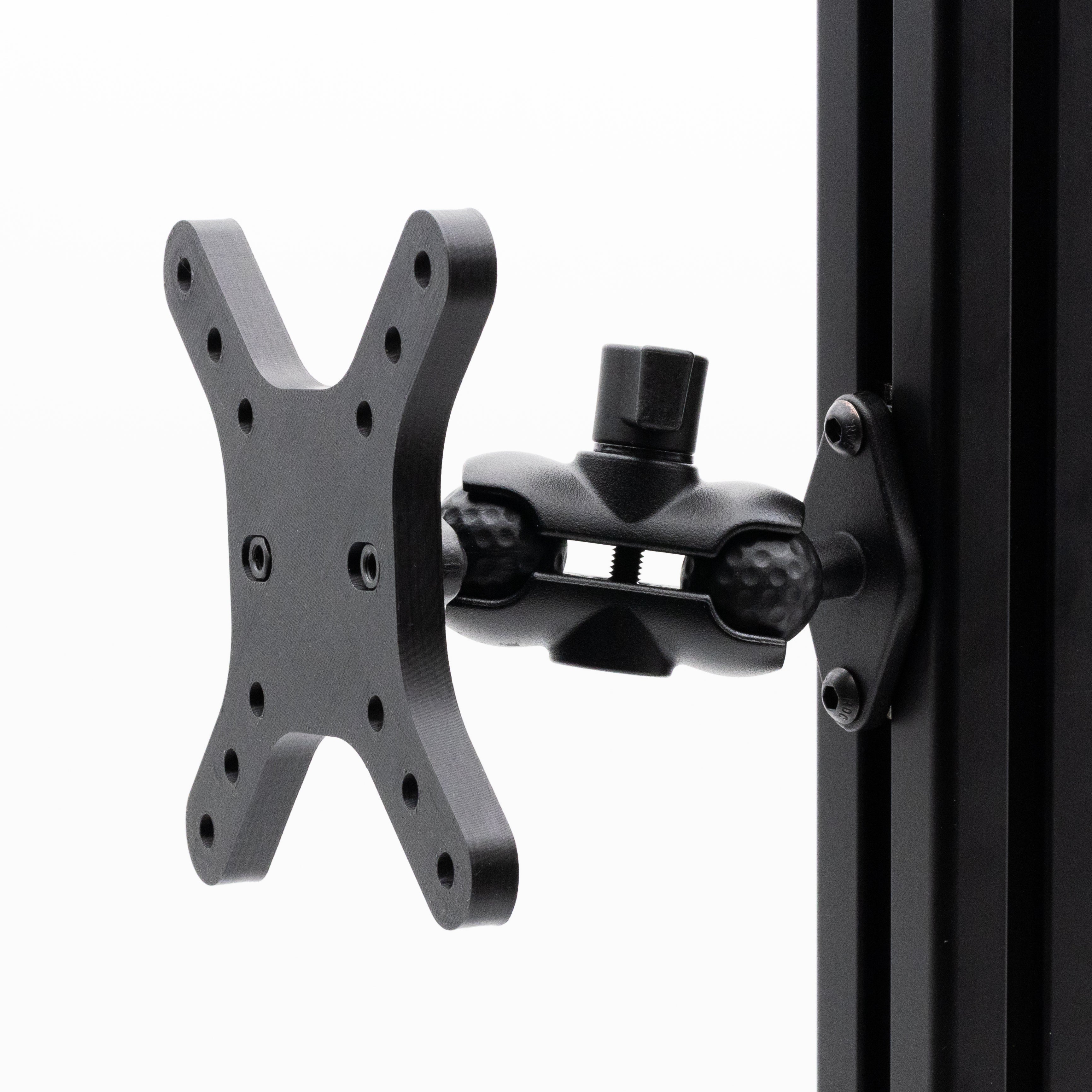 VESA Mount with Heavy-Duty Arm for Sim Rig 50mm 75mm 100mm