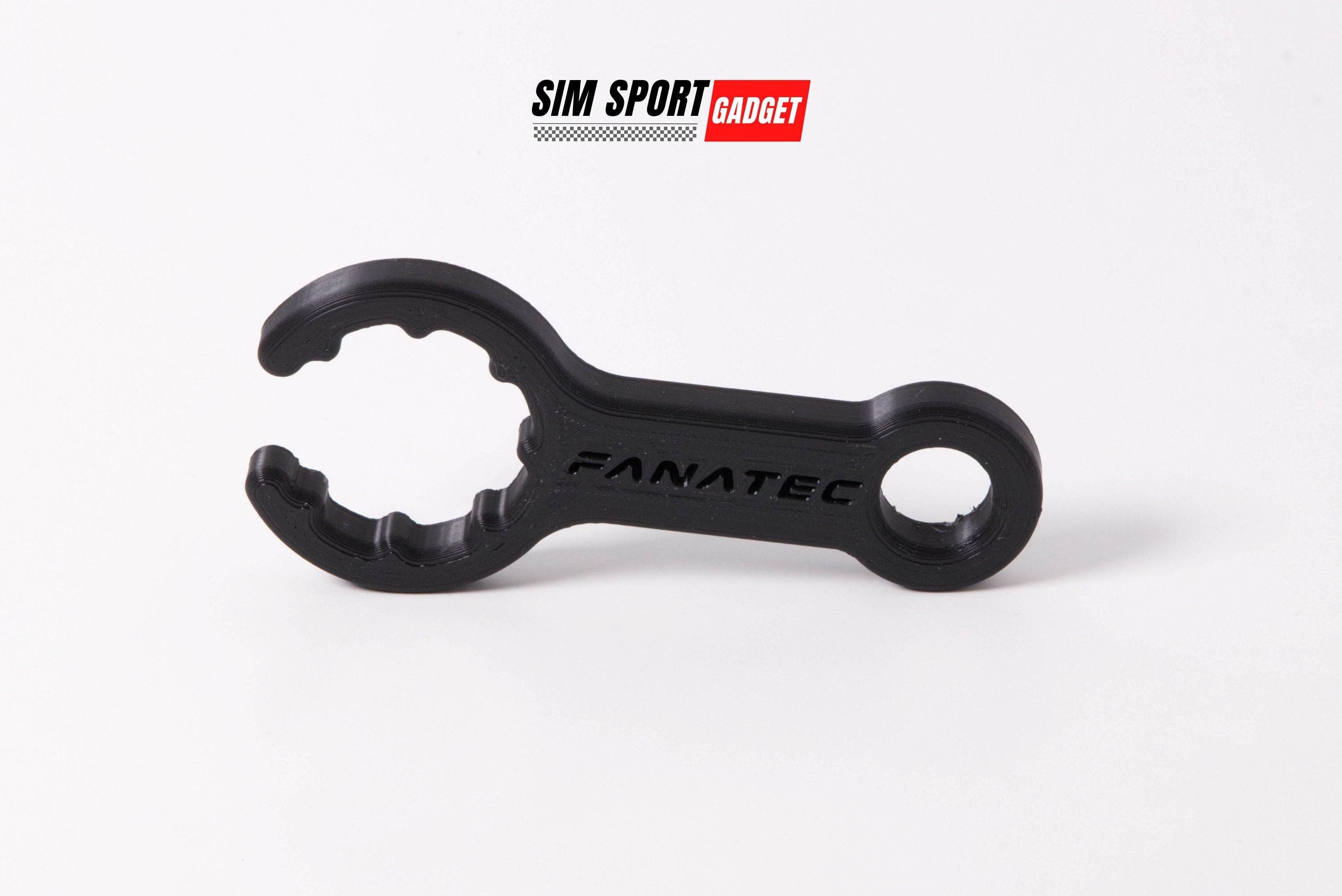 SimSportGadget preload wrench tool for Fanatec ClubSport Pedals V3, used for pedal tension adjustment and setup.