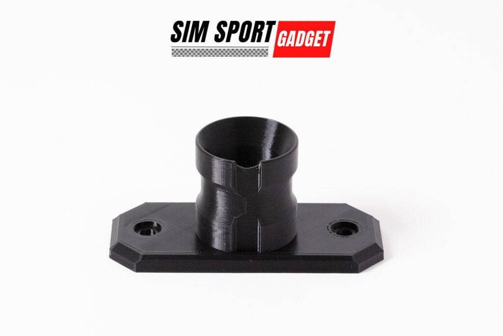 SimSportGadget Profile Mount for Fanatec QR1 quick release steering wheels, sturdy wheel mount for racing sim setups.