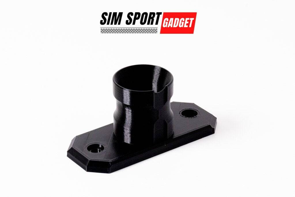 SimSportGadget Profile Mount for Fanatec QR1 Quick Release steering wheels, sturdy wheel mount with secure attachment for racing setups.