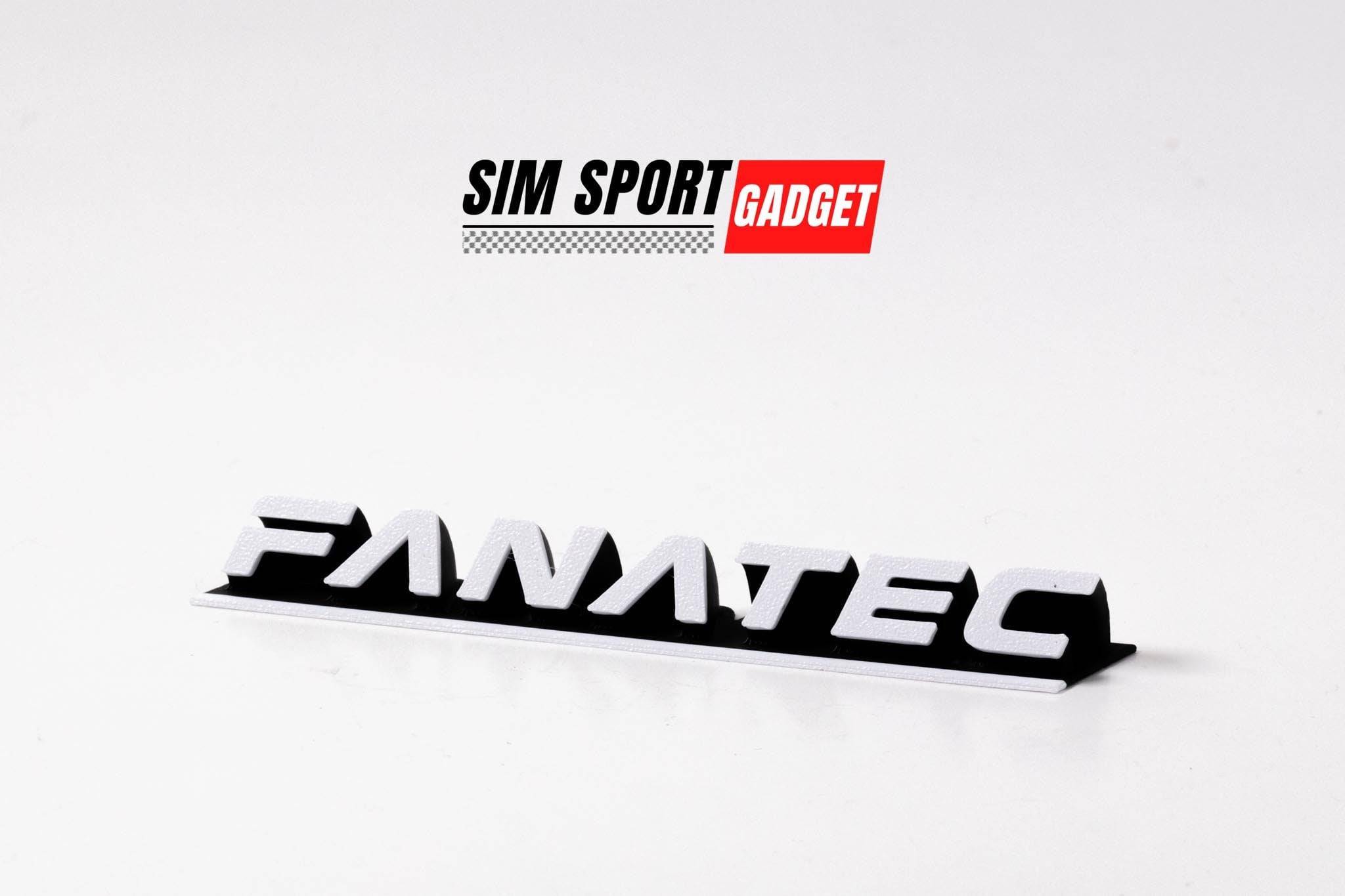 Decor featuring the Fanatec logo from SimSportGadget, ideal for gaming or racing enthusiasts' decor.