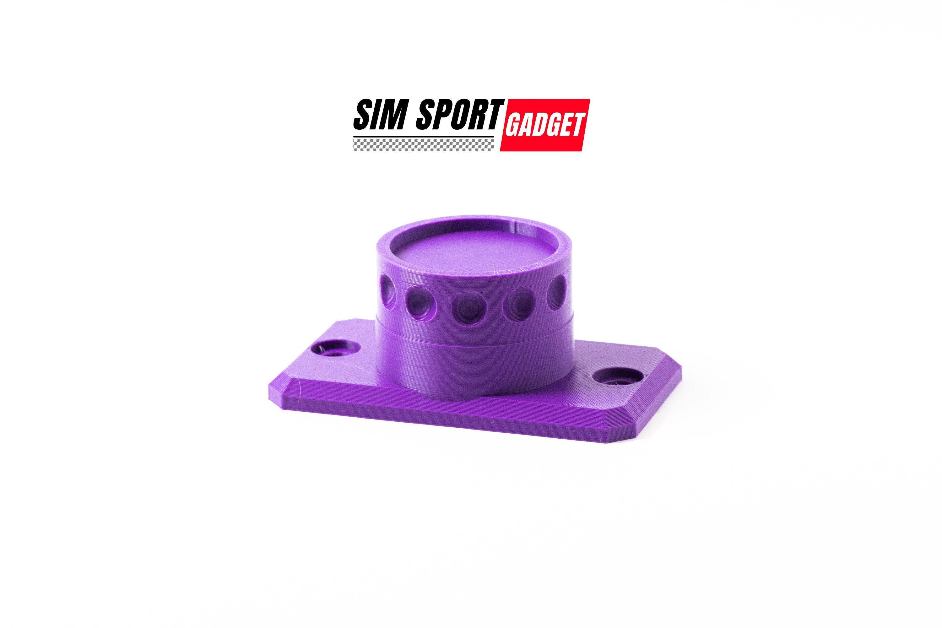 SimSportGadget wheel wall mount for Moza Quick Release, sturdy wall bracket for easy storage of racing wheel accessories