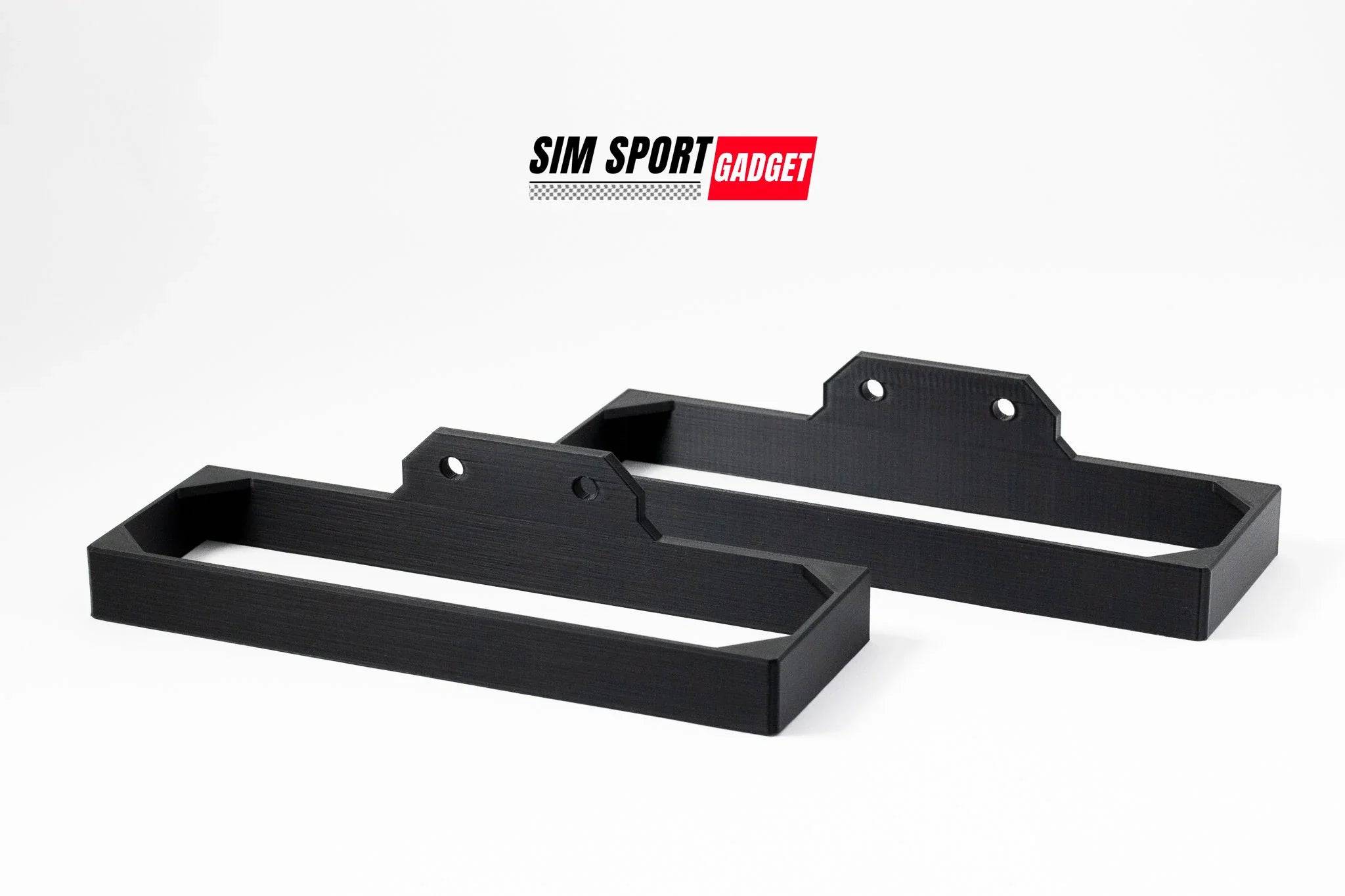 SimSportGadget Buttkicker Gamer 2 amplifier power brick holder bracket mounted on wall for secure placement