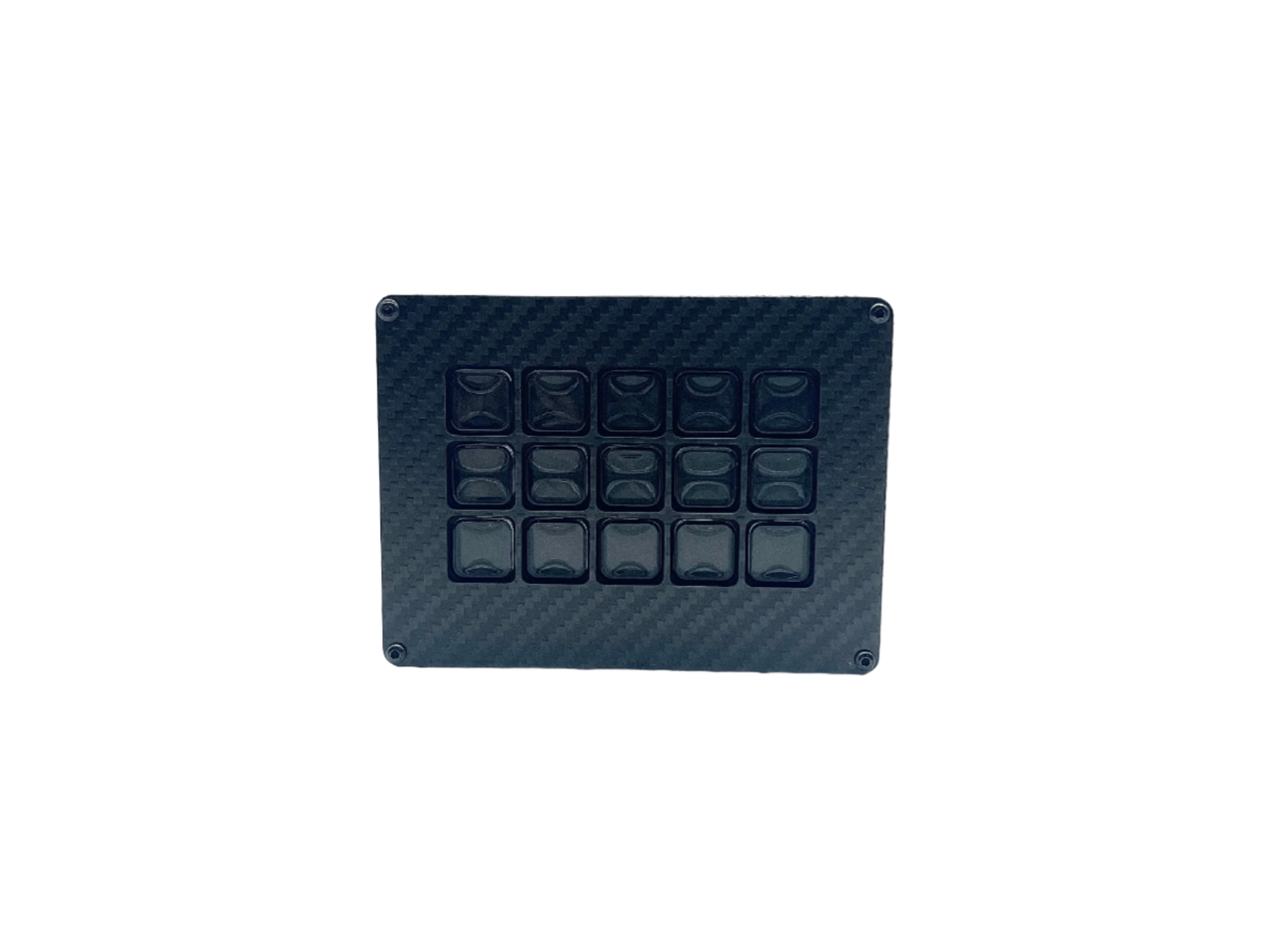 Apex Sim Racing Stream Deck Mount button box attachment for easy access and organization of gaming controls.