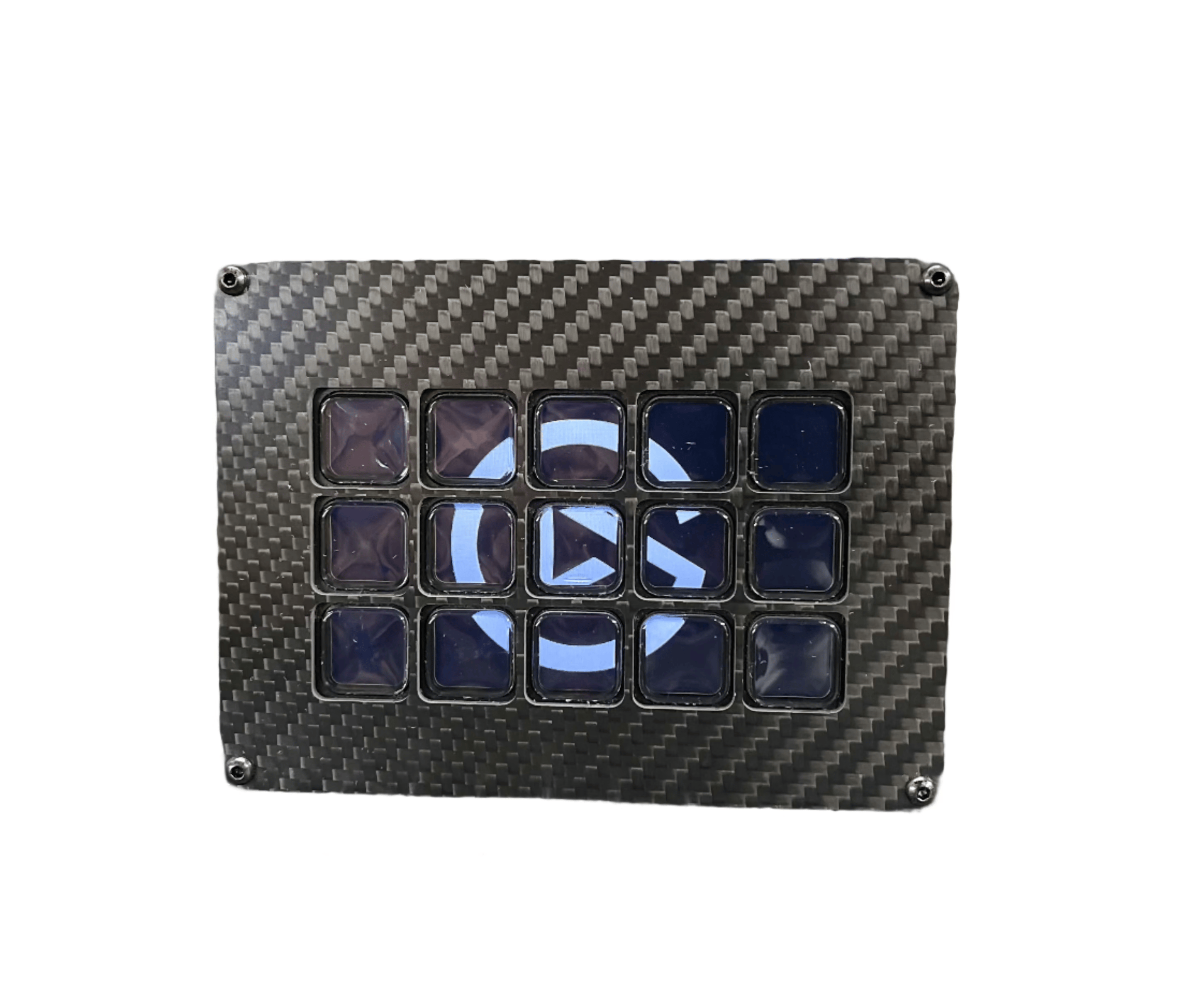 Apex Sim Racing Stream Deck Mount button box with customizable buttons and mounting bracket for gaming and streaming setups.