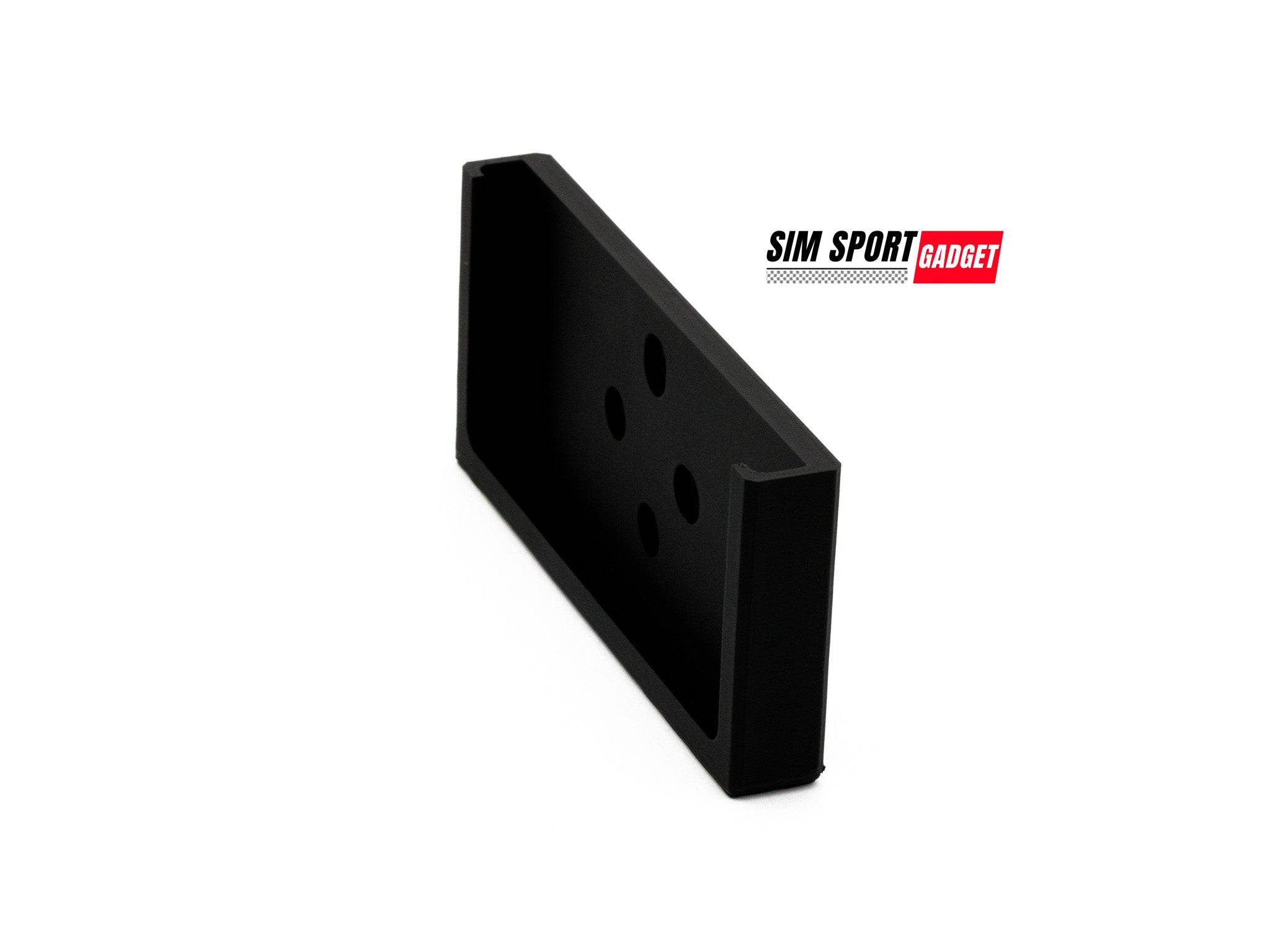 SimSportGadget Rii K06/i6 mini keyboard mount holding a compact keyboard, mounted on a desk for secure positioning and easy access.