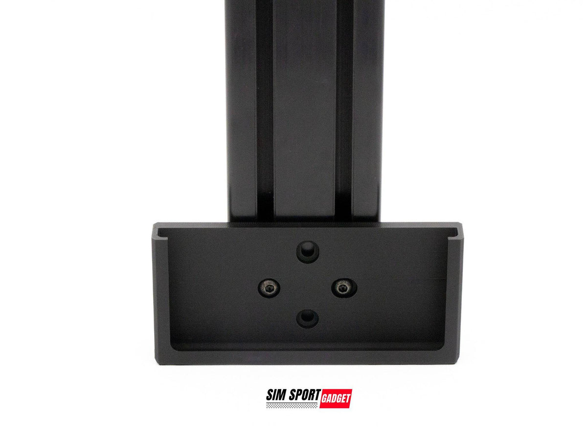 SimSportGadget Rii K06/i6 mini keyboard holder mounted on a desk, showcasing a compact keyboard mount for ergonomic setup.