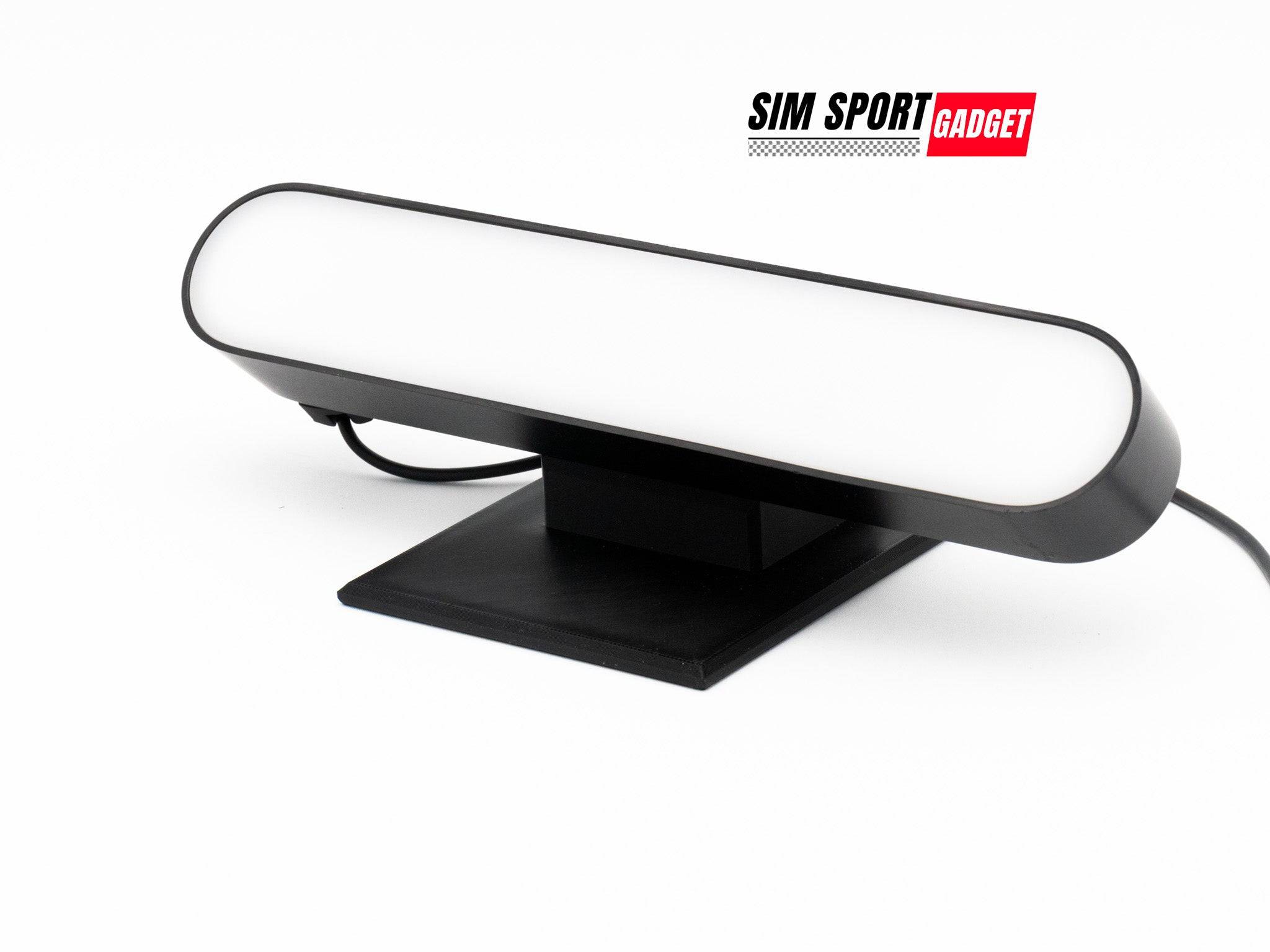 SimSportGadget Hue Play Bar mount attached to kitchen counter, desk, or nightstand for secure lighting setup.