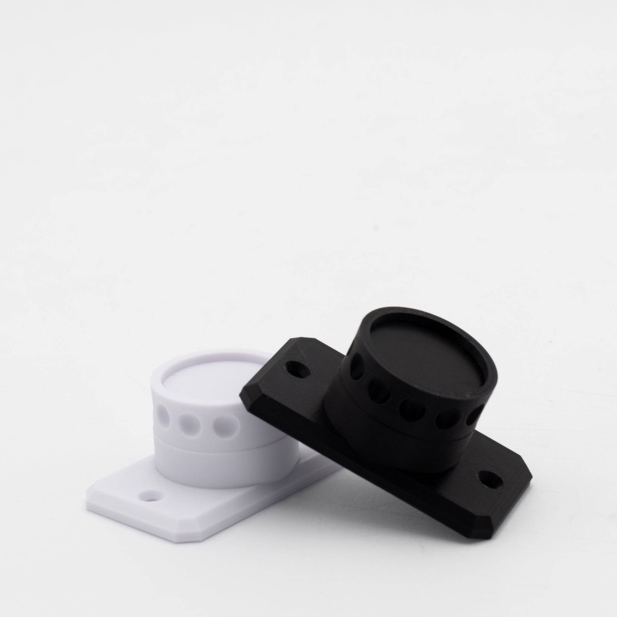 SimSportGadget Moza wall mount wheel holder for quick release, designed for secure wall mounting of Moza racing wheels.