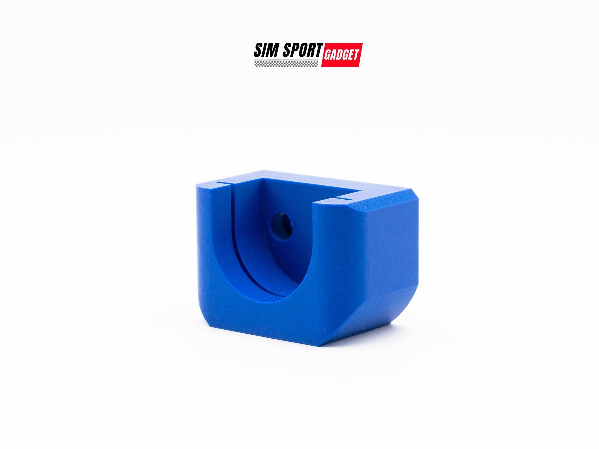 SimSportGadget Drop-In Profile Mount for Fanatec QR1 quick release, wheel mount with secure fitting and durable design.