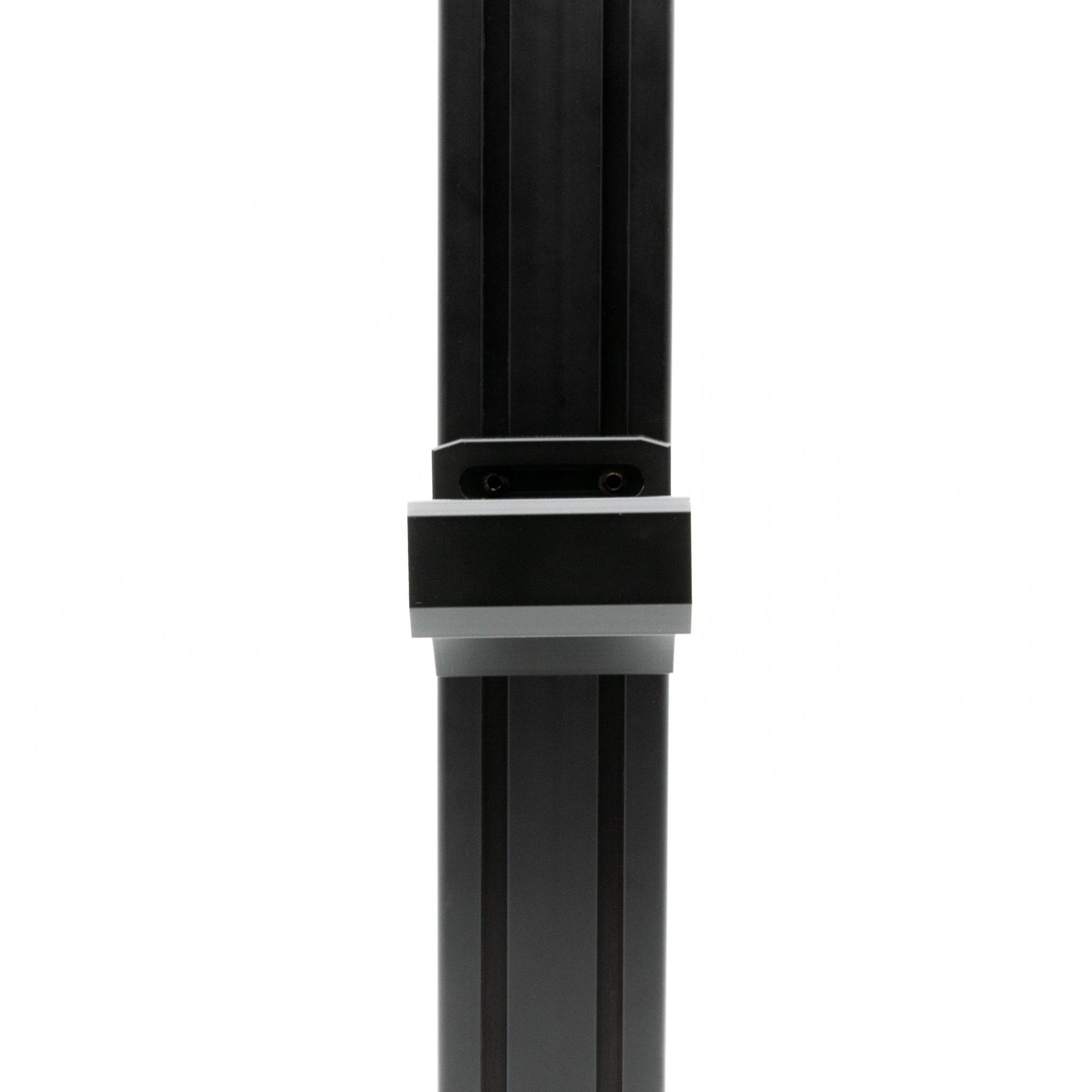 Pimax Crystal headset mount by SimSportGadget attached to the VR headset for secure fitting and accessories attachment.