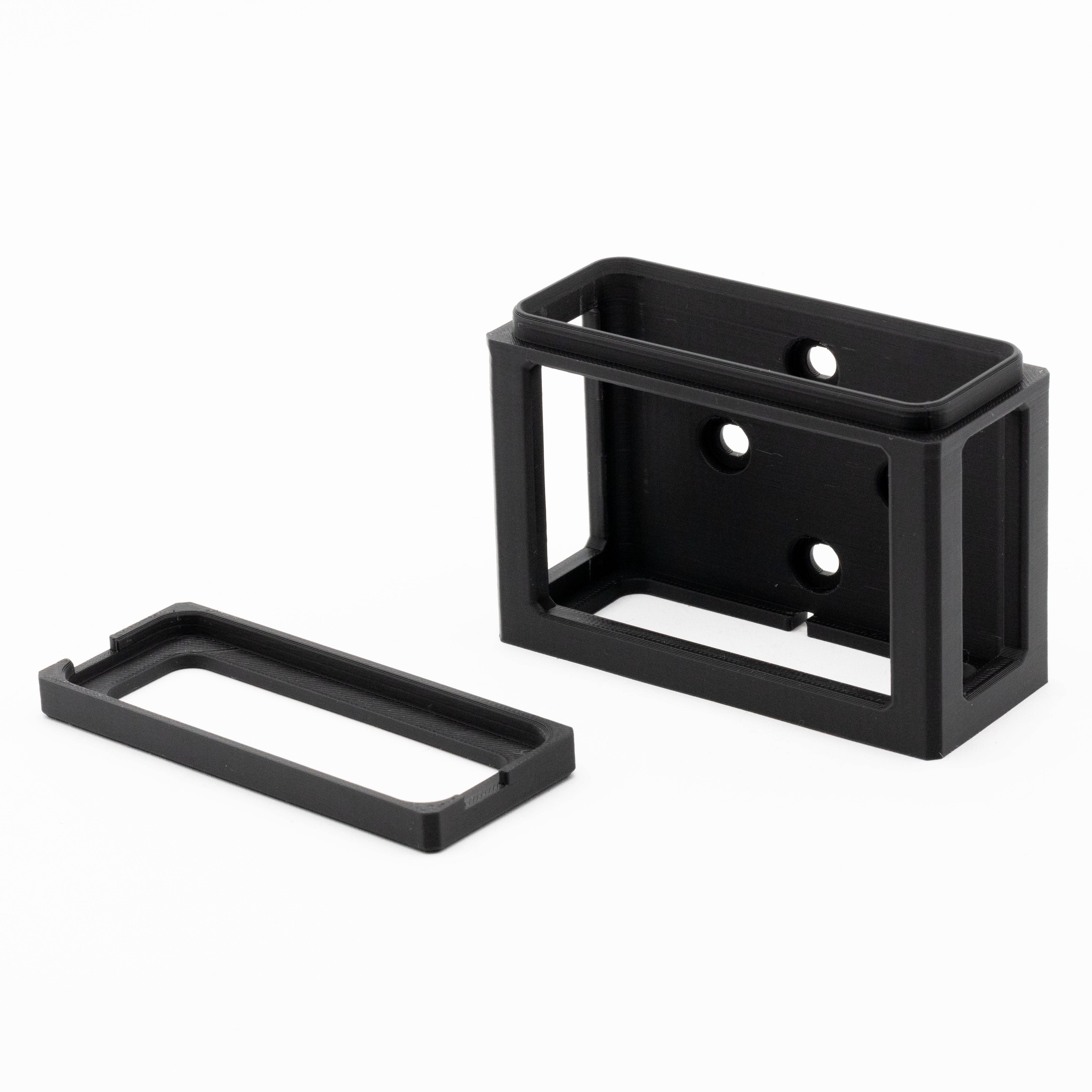 SimSportGadget SIMNET Pedal Controller Mount attached to a racing simulator setup for stable pedal positioning.