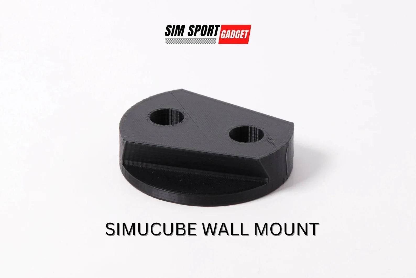 Simucube wheel mount wall bracket by SimSportGadget for quick release system, sturdy wall-mounted wheel mount for sim racing setups.