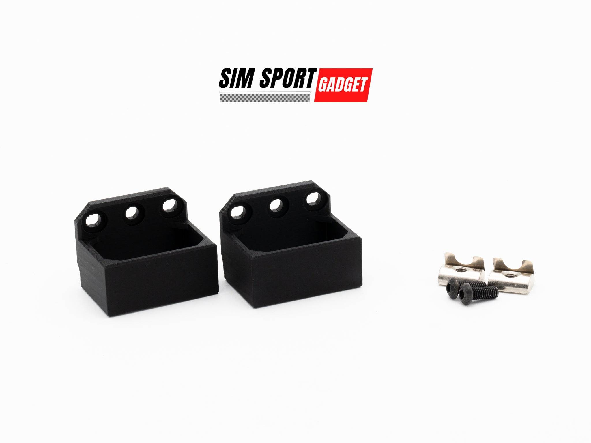 Simagic Pedal P1000/2000 accessories power supply holder bracket by SimSportGadget, designed for secure mounting of power bricks.