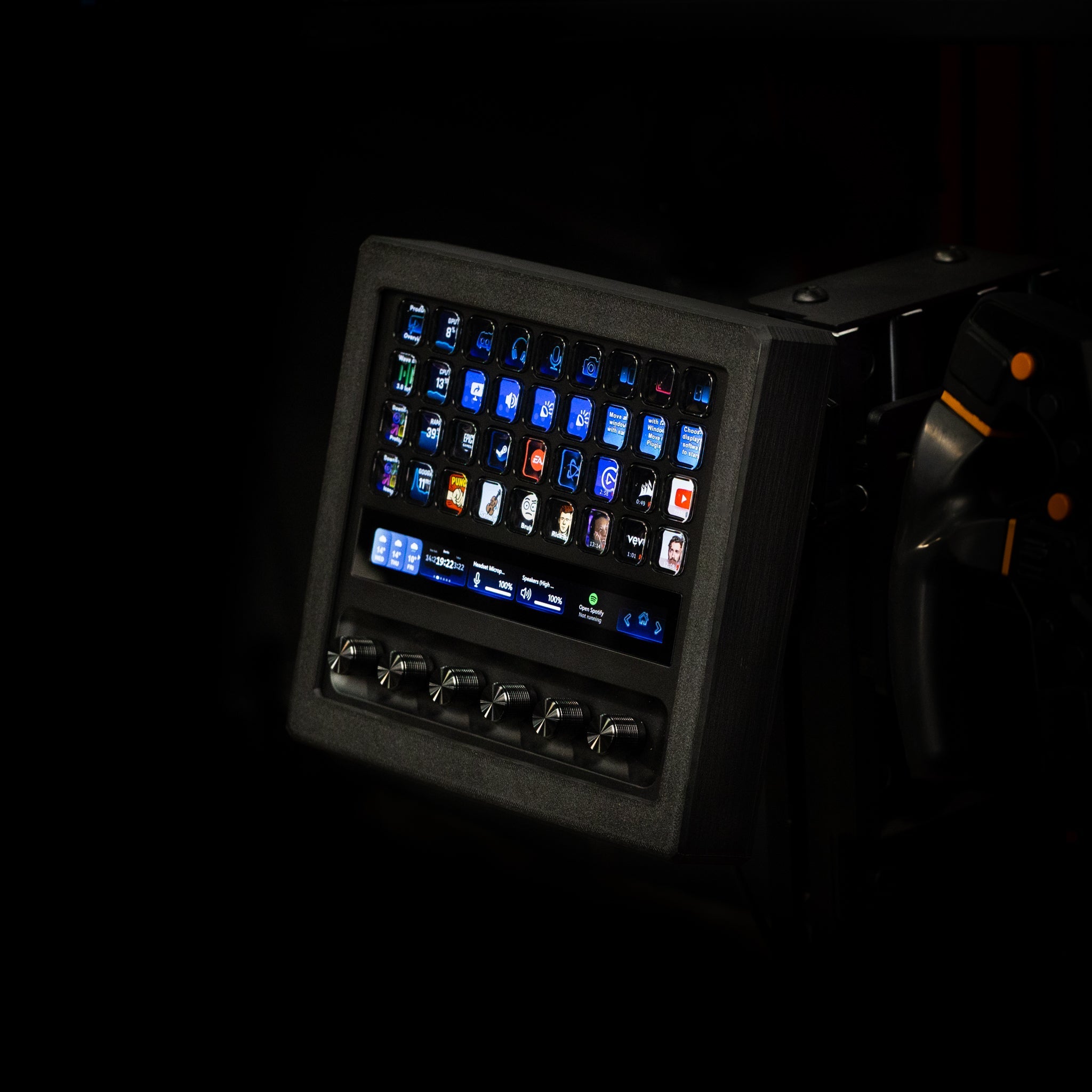 Stream Deck + XL Enclosure with Metal Swivel Mount