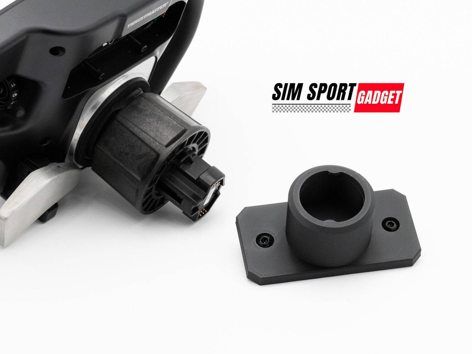 SimSportGadget Thrustmaster Direct Drive Wheel T1818 mount for profile sim racing rig, drop-in style, sturdy and adjustable.